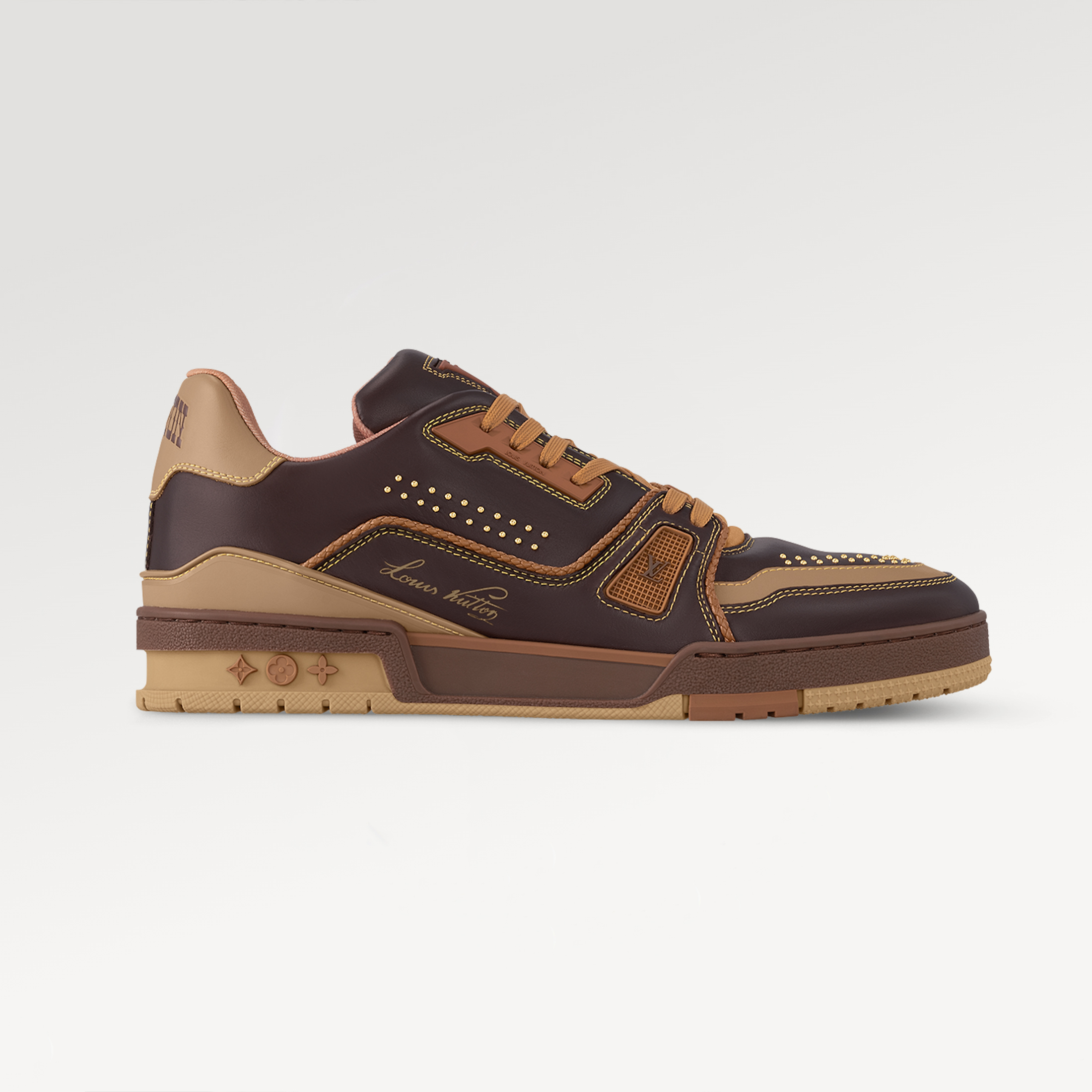 NIGO Louis Vuitton Lv Trainer Sneakers Men's Monogram Floral Colorblocking Fashion Casual Logo Lace-up Shoes #nigo71484