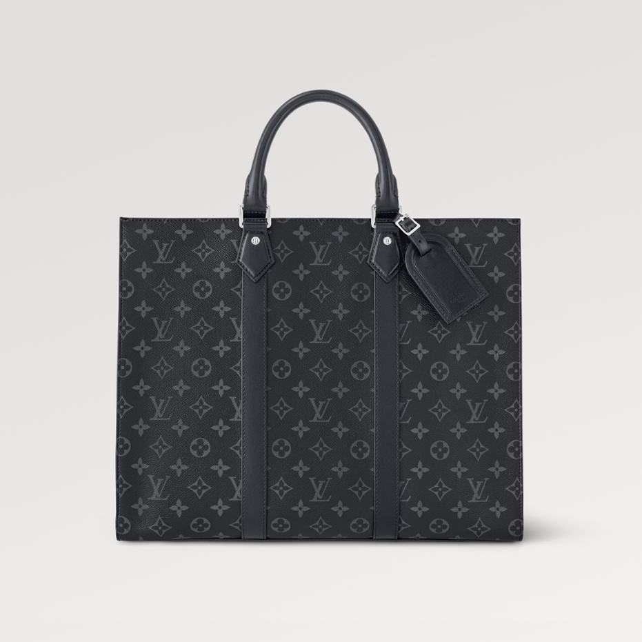 NIGO Louis Vuitton Men's SAC PLAT 24Hlogo Printed Leather Shoulder Handbag Solid Color Casual Briefcase Bags #nigo71464