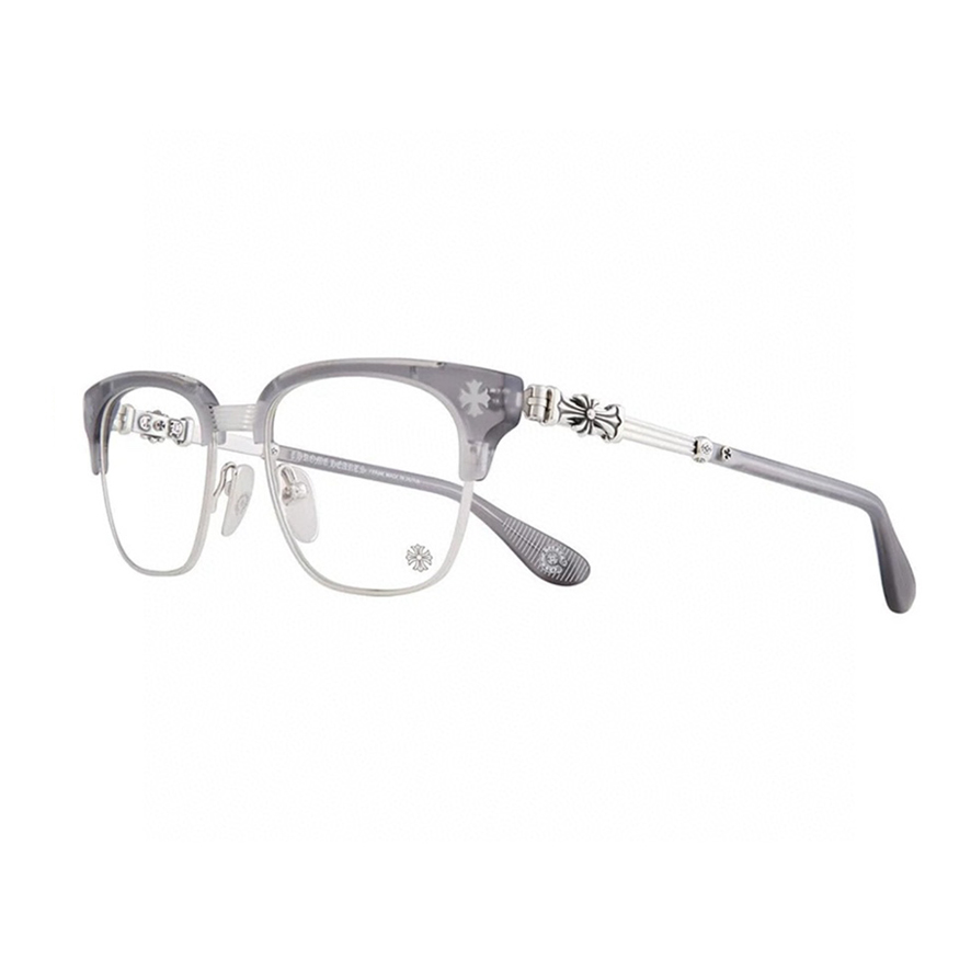 NIGO Chrome Hearts Men's Women's Solid Color Mirror Arm Carved Decoration Casual Fashion Square Glasses #nigo71511