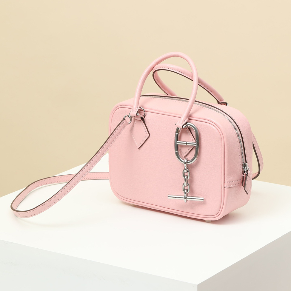 NIGO Hermes Women's Fashion Solid Color Plumemini Goatskin Handbag Casual Shoulder Crossbody Bag #nigo71477