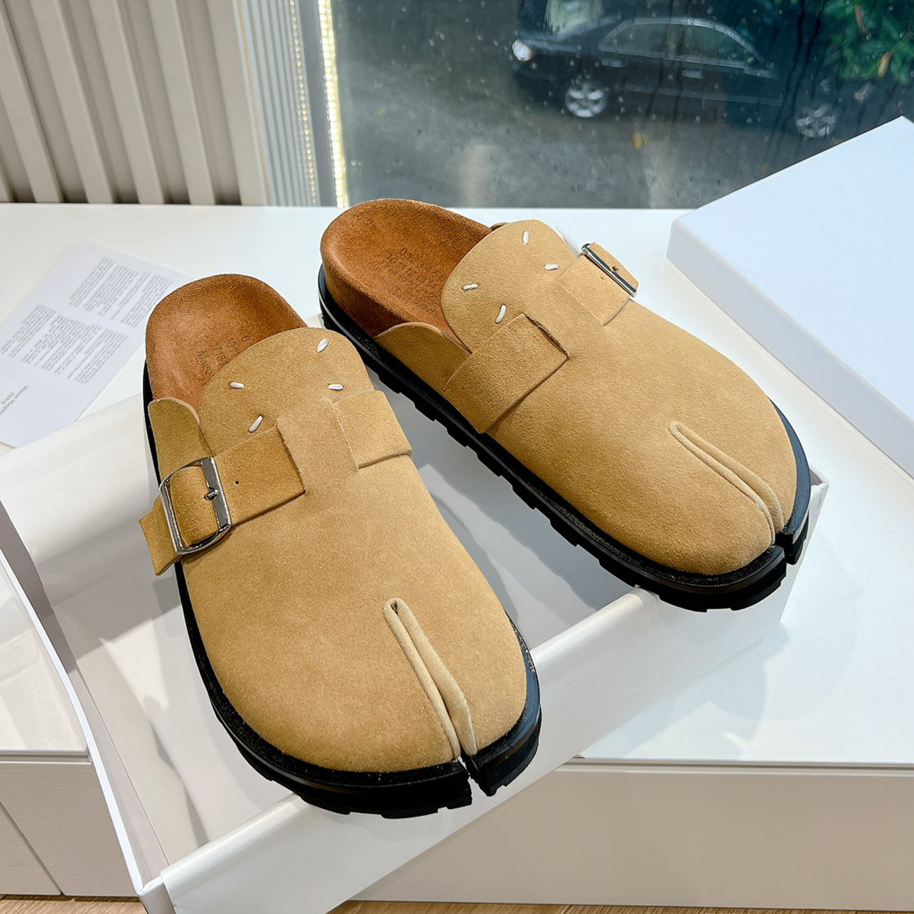 NIGO Maison Margiela Men Women Solid Color Split Toe Shoes Casual Baotou Slippers Shoes Ngvp #nigo9191