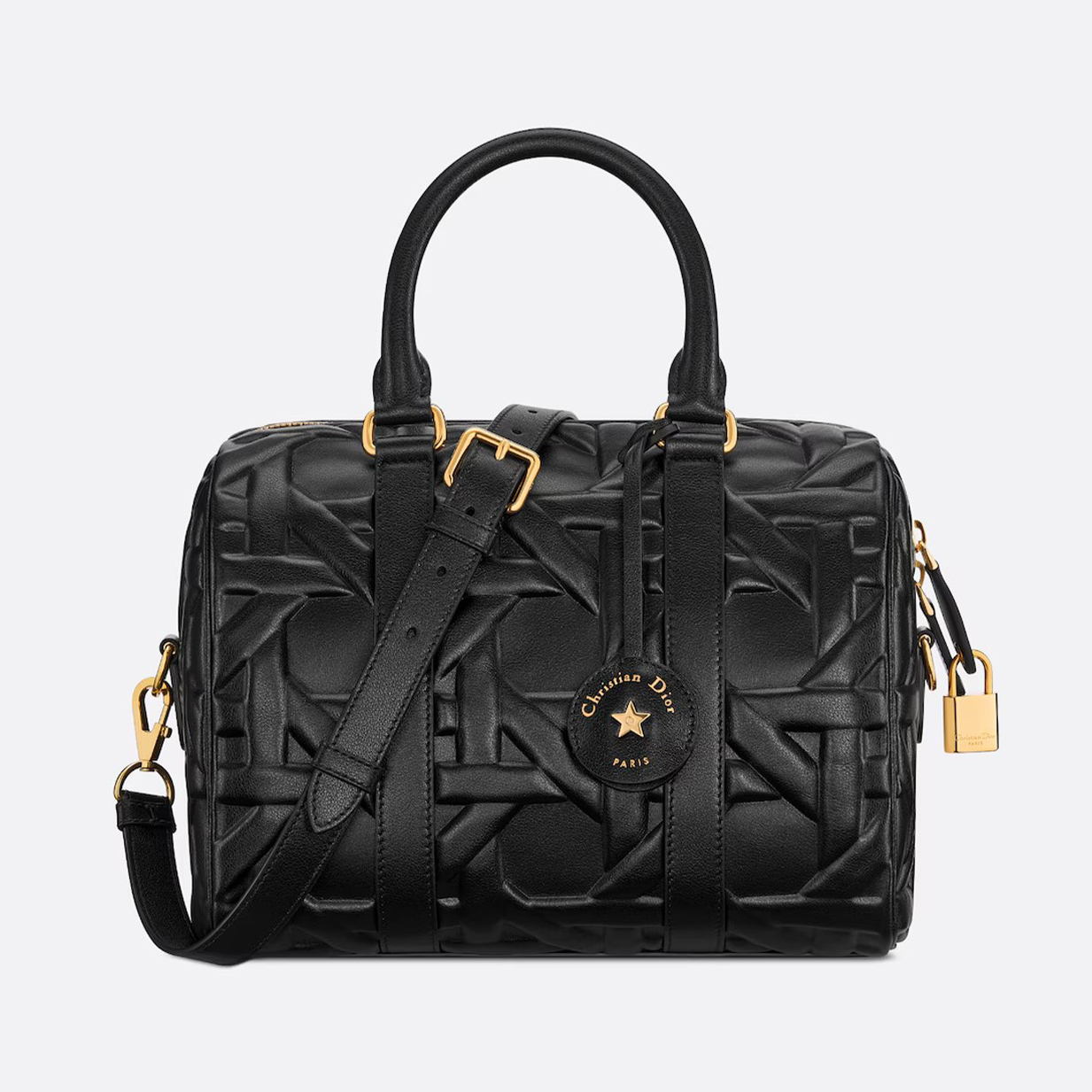 NIGO Dior Women's Dior Groove Pure Rattan Checkered Pattern Calfskin Handbag Casual Shoulder Crossbody Bag #nigo71475