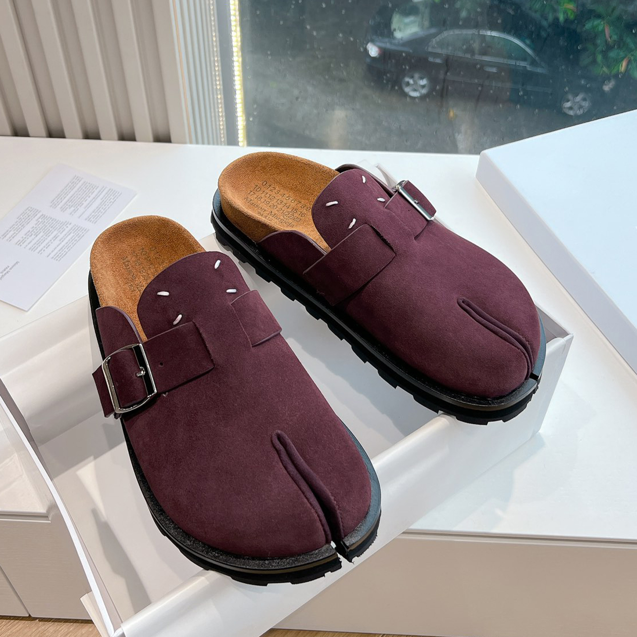 NIGO Maison Margiela Men Women Solid Color Split Toe Shoes Casual Baotou Slippers Shoes Ngvp #nigo9191