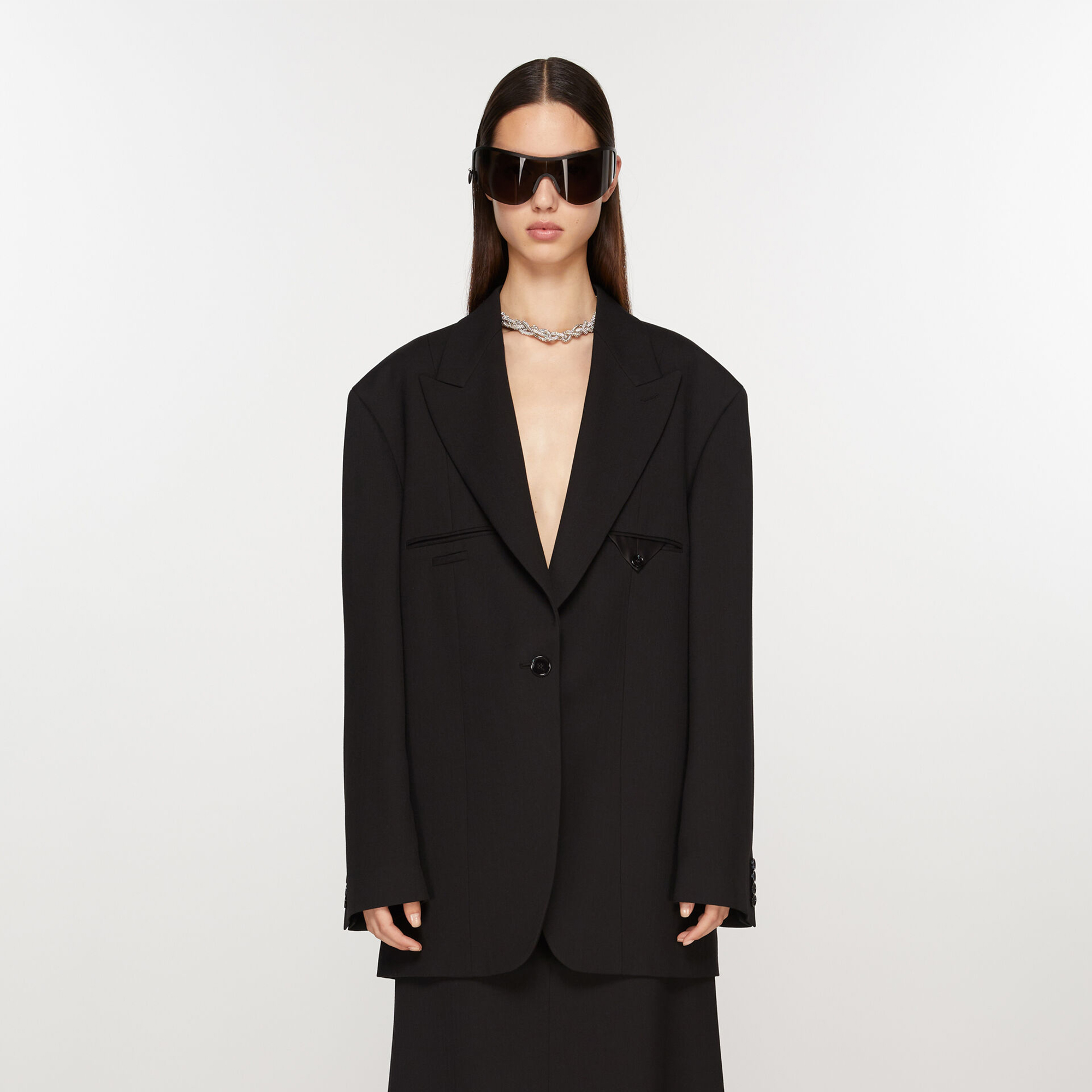 NIGO Acne Studios Women's Spring And Autumn Solid Color Single Breasted Coat Casual Loose Long Sleeve Blazer Jacket Ngvp #nigo9192