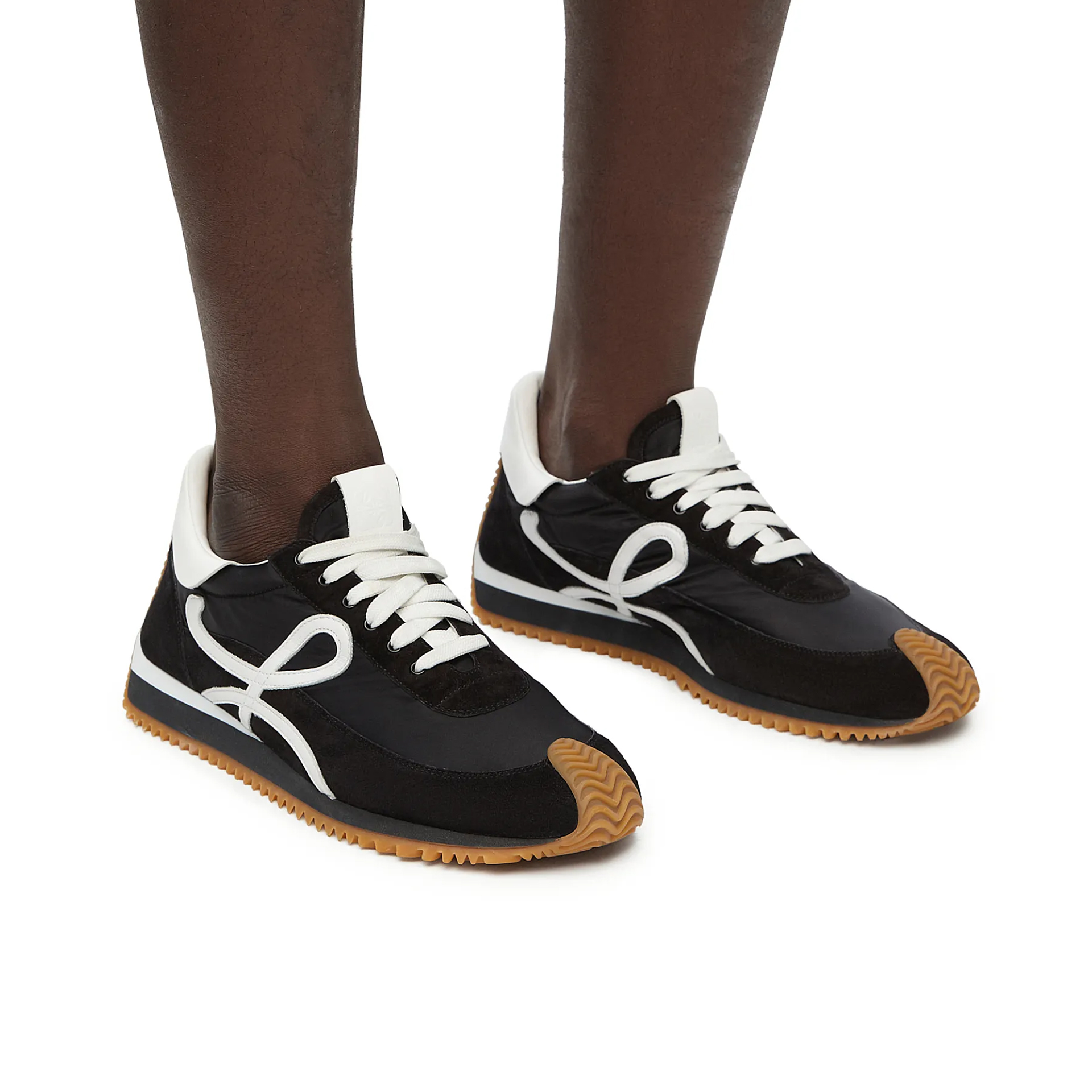 NIGO Loewe Men's All Season Solid Color Nylon And Suede Smooth Sneakers Casual Low Top Shoes #nigo71533