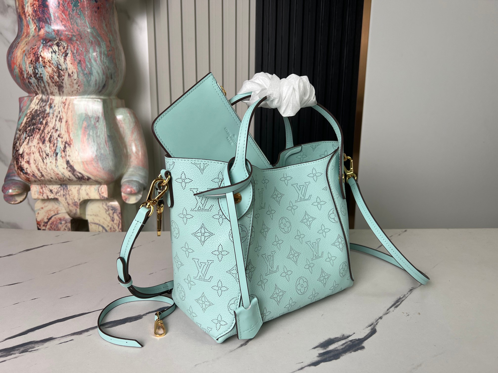 NIGO Louis Vuitton Women's Hina Pure Color Cowhide Mother Bag Crossbody Casual Shoulder Bag #nigo71524