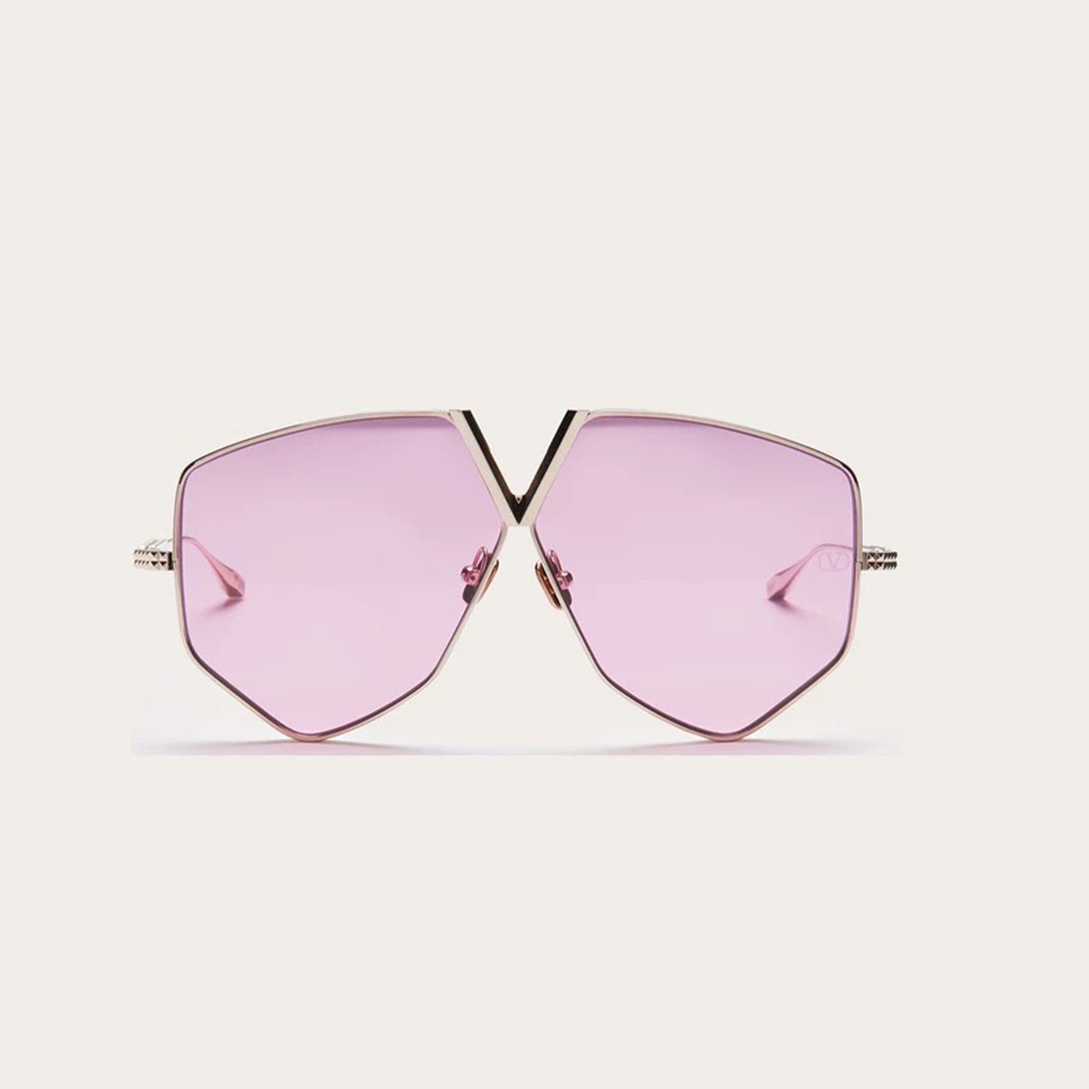 NIGO Valentino Women's Men's Sunglasses V Letter Multicolor Vintage Metal Iconic Oversized Style Rice Aviator Glasses Ngvp #nigo9146