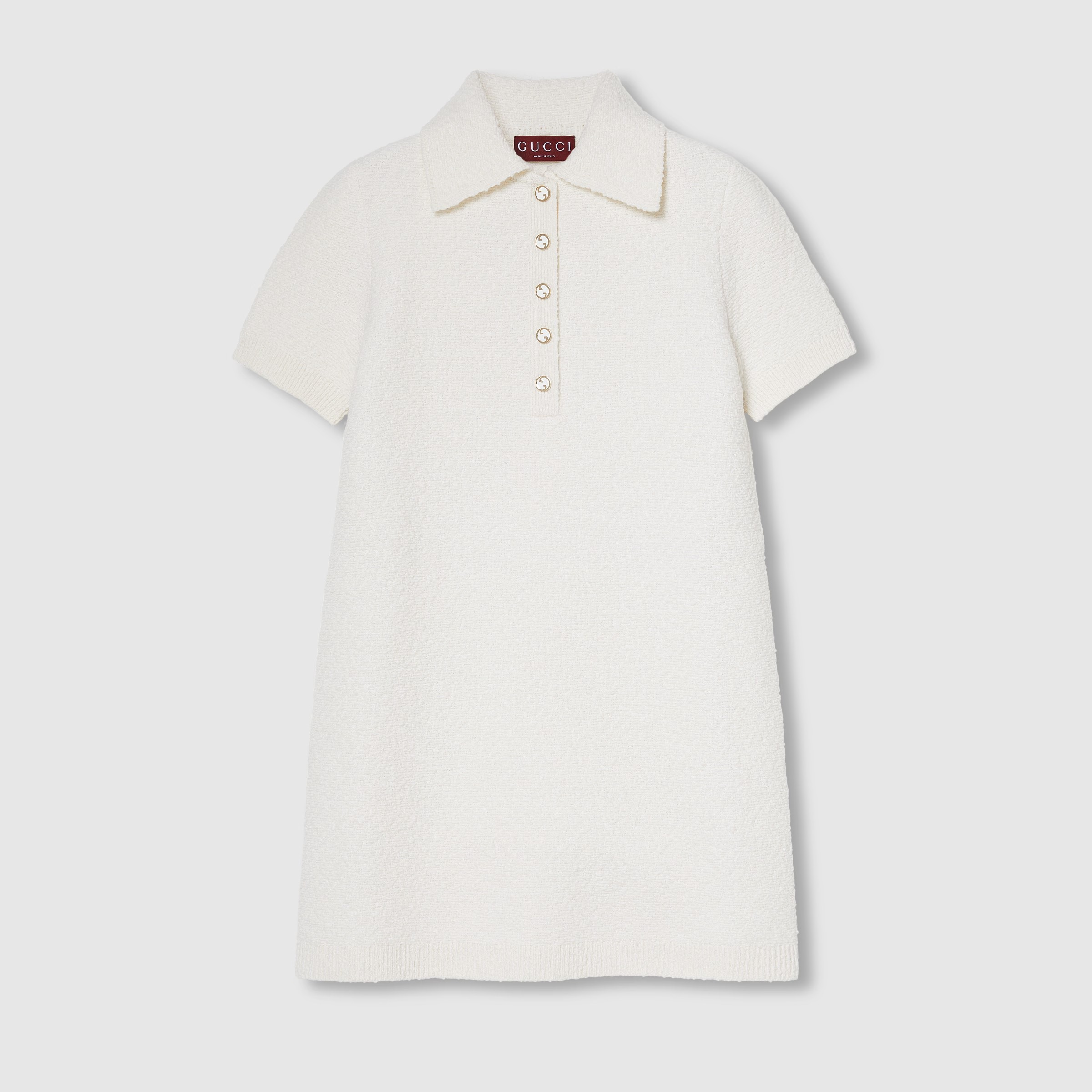 NIGO Gucci Women's Spring and Autumn Solid Color Wool Polo Neck Short Sleeve Neck Dresses Ngvp #nigo9194