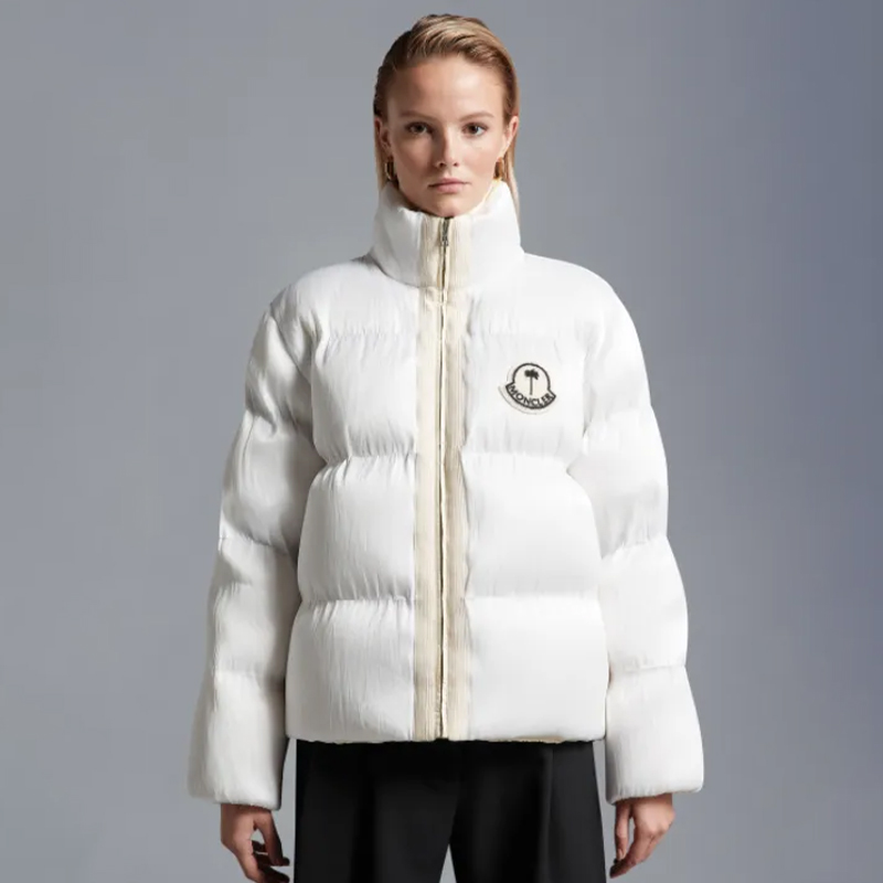 NIGO Moncler Men's Women's Solid Color Stand Up Collar Illuminated With Lights Long Sleeve Short Fit Pufferfish Down Jacket #nigo71543