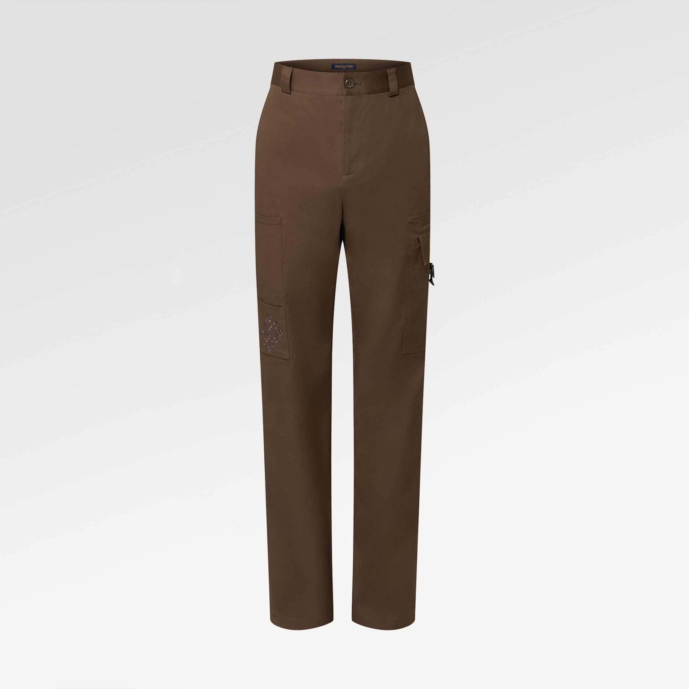 NIGO Louis Vuitton Men's Spring And Summer Letter Print Pocket Work Pants Solid Color Mid-waist Fashion Casual Pants #nigo71564