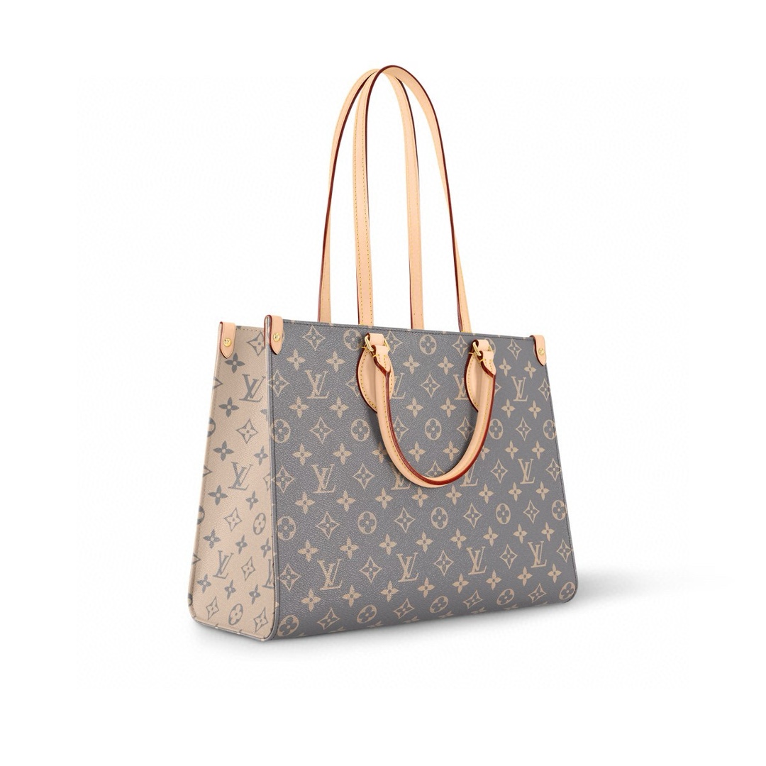 NIGO Louis Vuitton ONTHEGO Women's Letter Logo Printed Leather Tote Bag Shopper Tote Handbags Bags #nigo72884