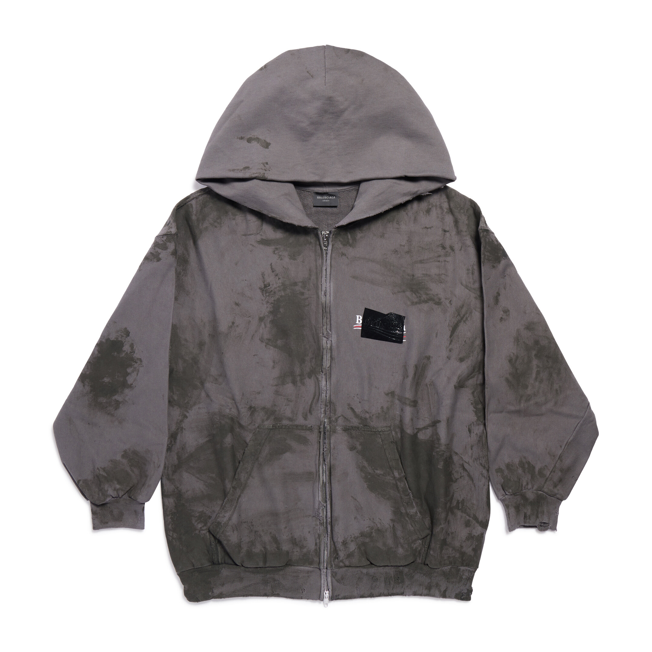 NIGO Balenciaga Men's Spring and Autumn Shade Logo Printed Hooded Zipper Slim Fit Sweatshirt Jacket #nigo72889