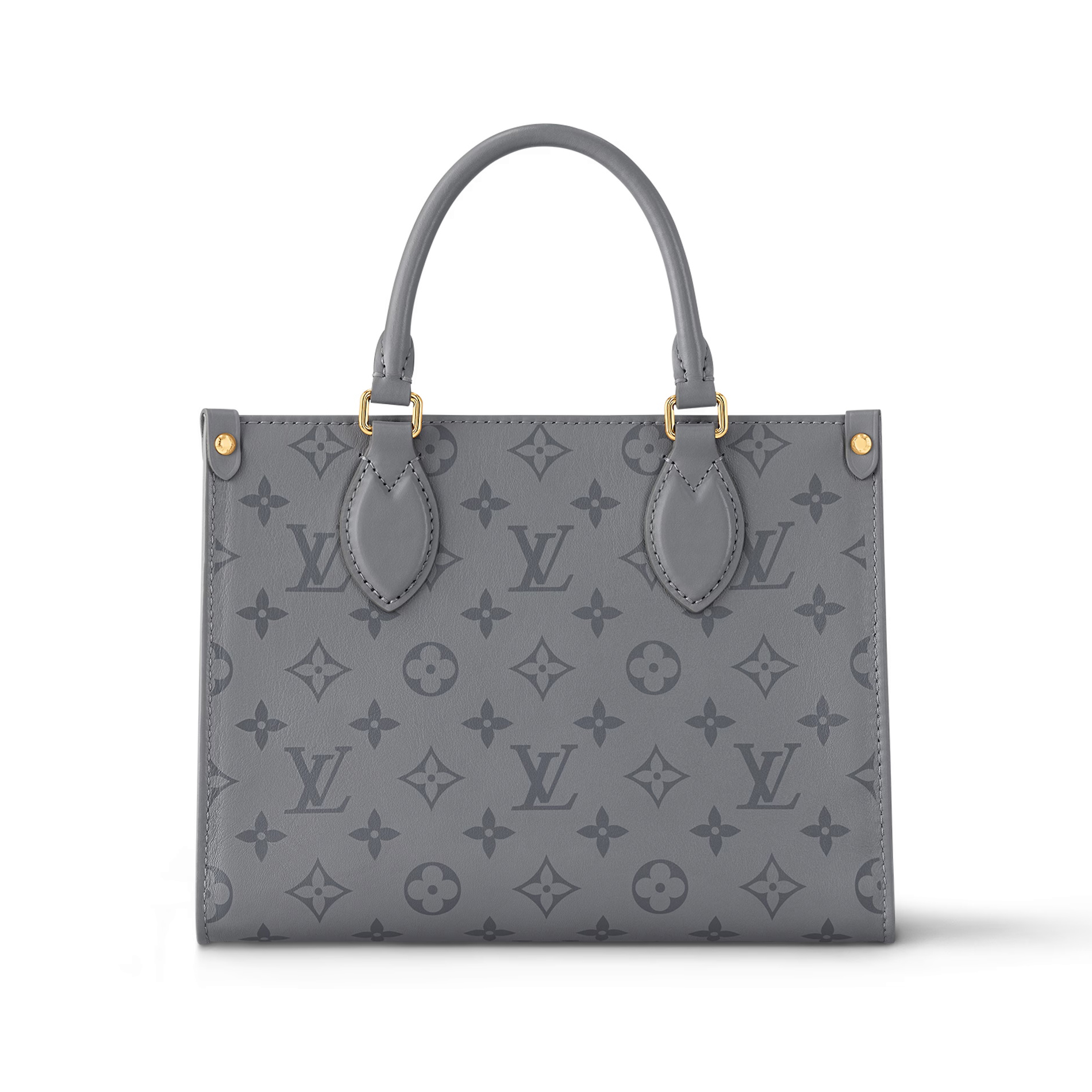 NIGO Louis Vuitton ONTHEGO Women's Gray Letter Logo Printed Leather Tote Bag Shopper Tote Handbags Bags #nigo72883