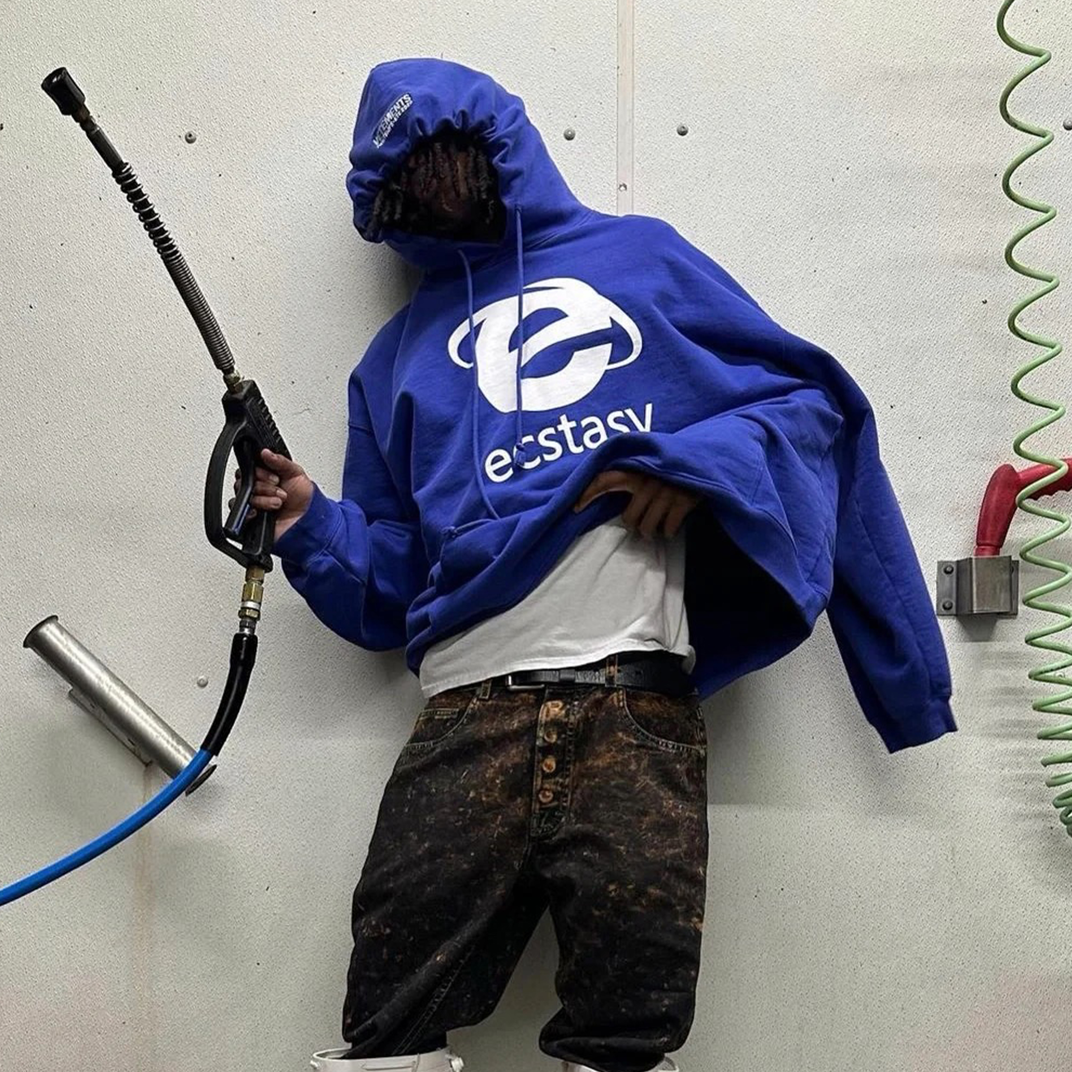 NIGO Vetements Men's Spring And Autumn Esctasy Browser Sweatshirt Fashion Letter Printed Loose Zipper Long Sleeve Hoodie #nigo71574