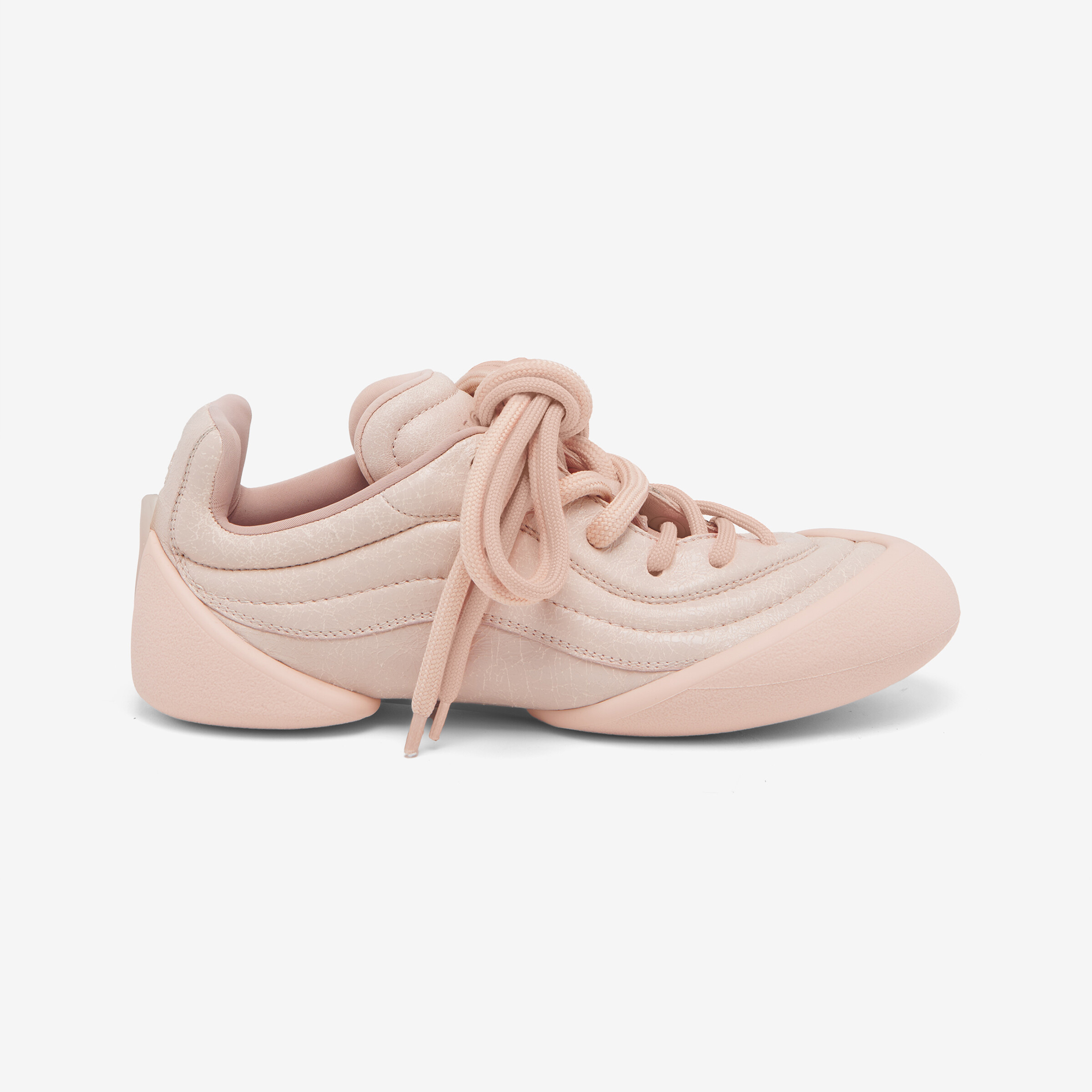 NIGO Alexander McQueen Women's Men's Cracked Leather Flexion Sneakers Round Toe Lace Up Shoes Fashion Casual Sneakers Cowhide Sole Thick 2cm Ngvp#nigo9224