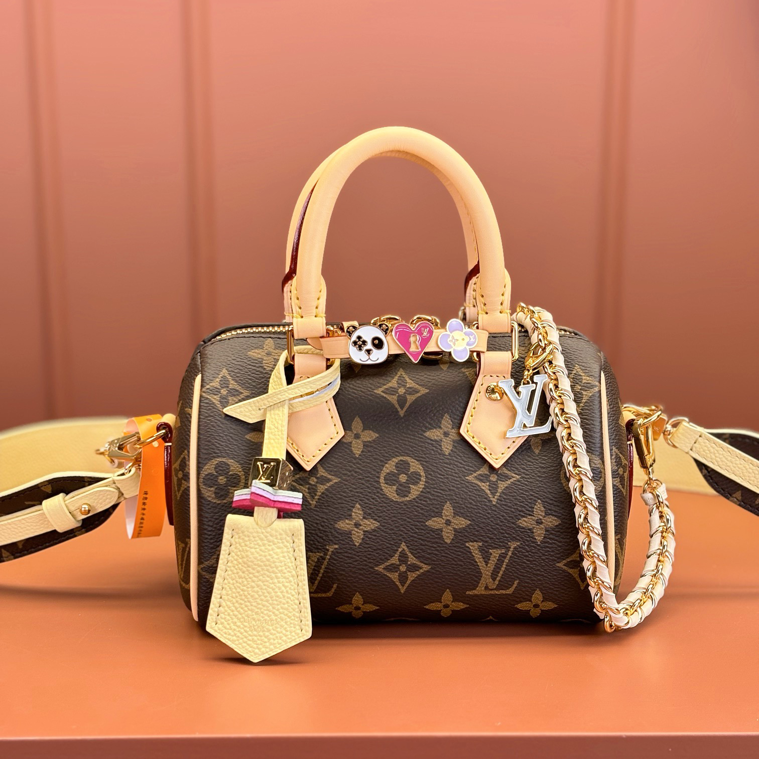 NIGO Louis Vuitton Men's Fashion Solid Color Adjustable Detachable Shoulder Strap SPEEDY BANDOULIÈRE 18 Handbags Leather Shoulder Bag Bags #nigo72953