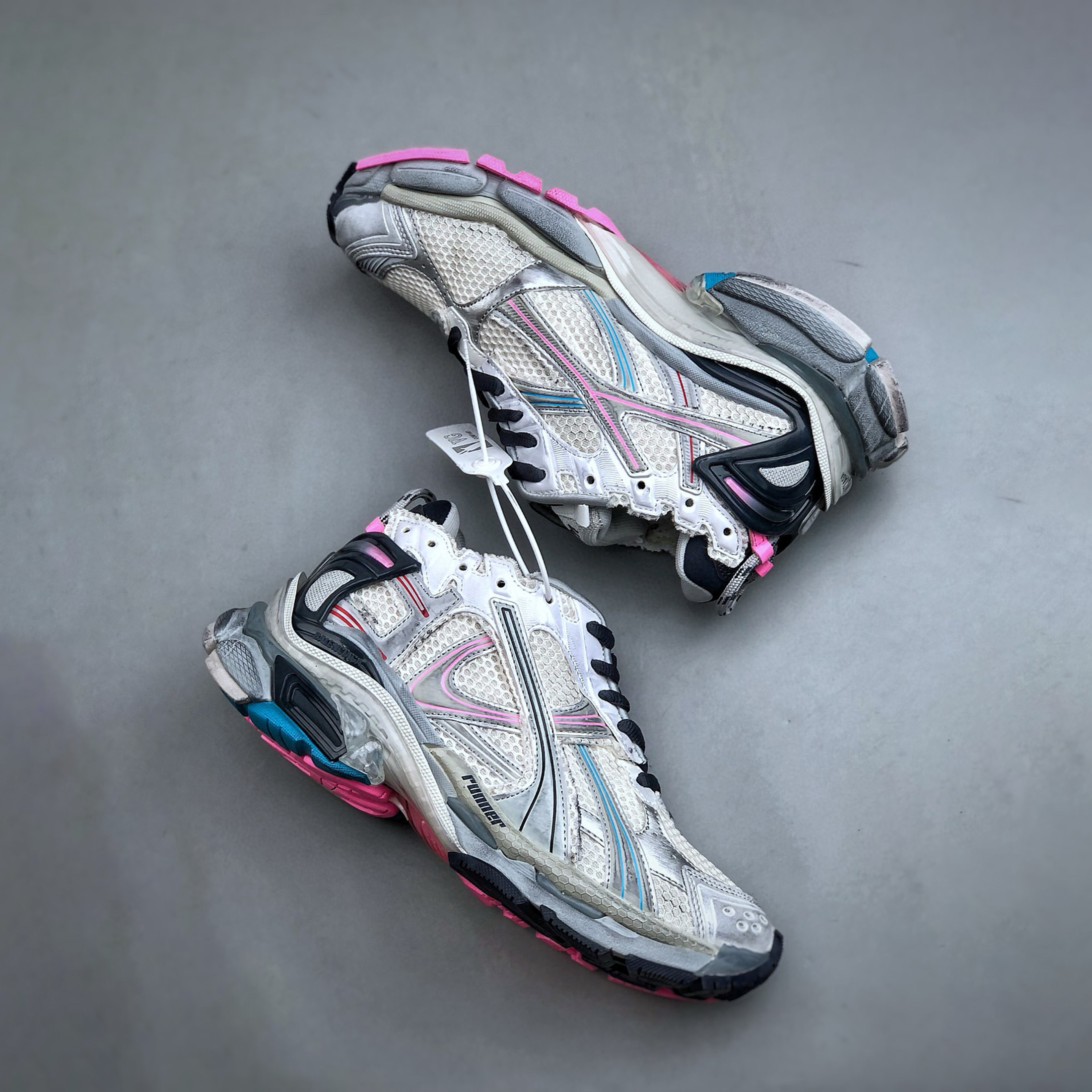 NIGO Balenciaga Runner Sneaker 2.0 Men's And Women's 7 Generations Of Low-top Retro Trend Of Old Casual Lace-up Running Shoes Ngvp #nigo9226