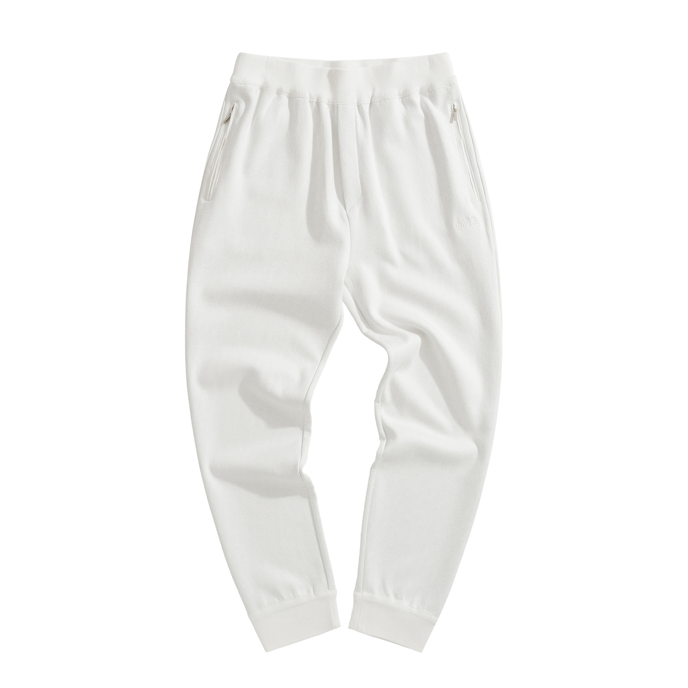 NIGO Dior Men's Spring and Autumn Solid Color Hooded Drawstring Cashmere Zipper Jacket Casual Trousers Pants Set Suit #nigo72952