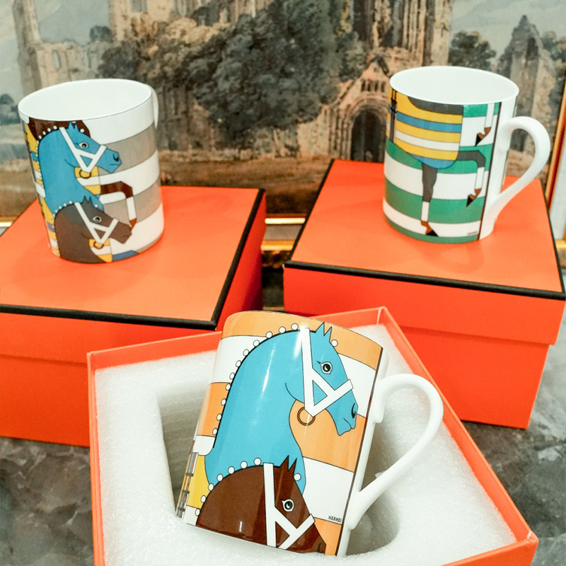 NIGO Hermes Fashionable Rocabar Mug With Horse Pattern Print, Practical Water Cup Accessories #nigo71592