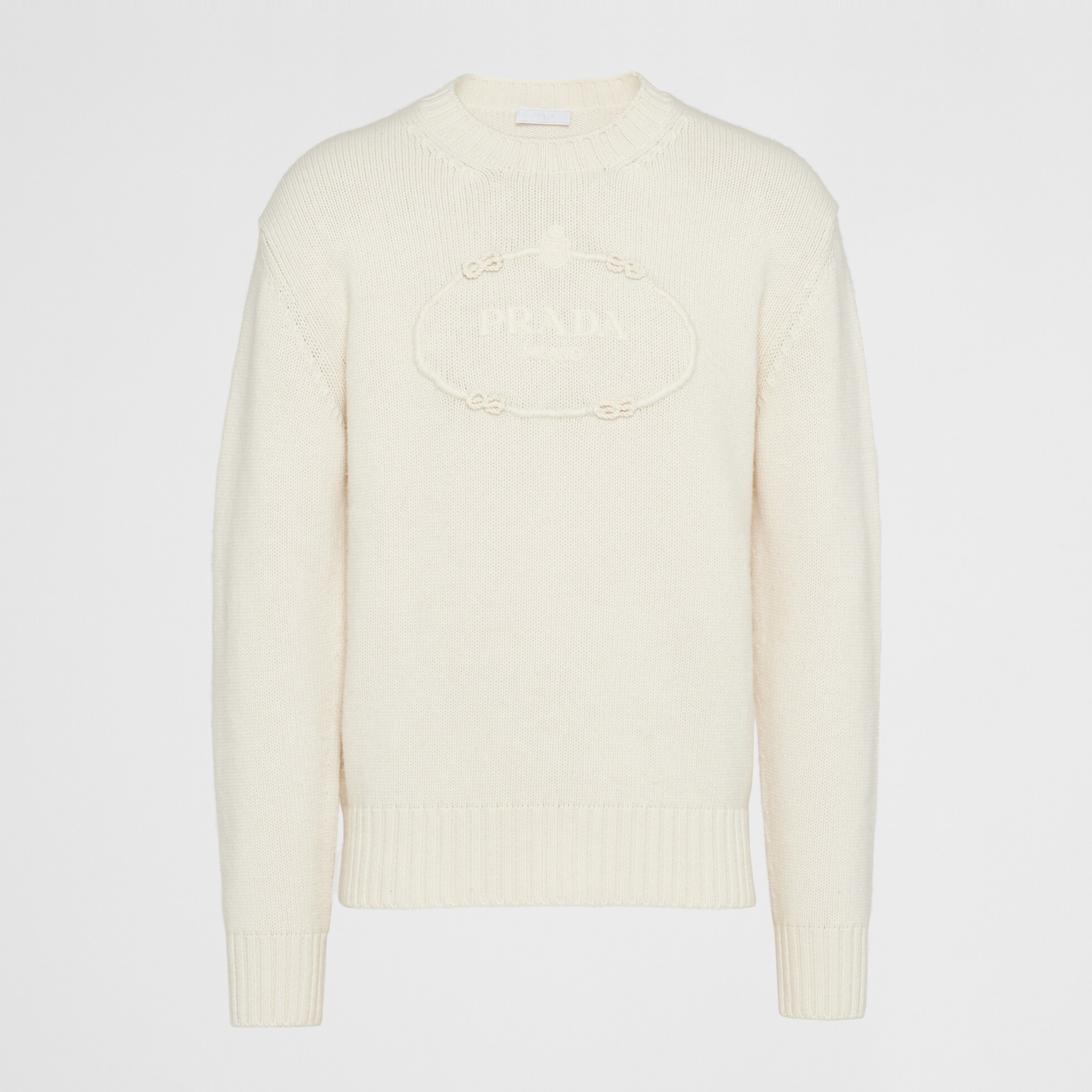 NIGO Prada Men's Spring and Autumn Solid Color Splicing Round Neck Embroidery Printed Logo Long Sleeve Sweater Pullover #nigo72945