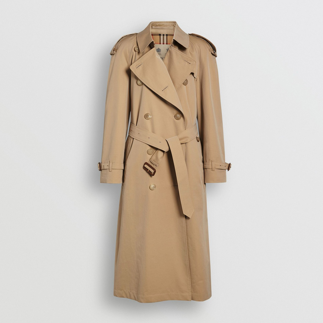 NIGO Burberry Women's Solid Color Spring And Autumn Classic Pants Double Breasted Long Sleeved Trench Coat Jacket #nigo72966