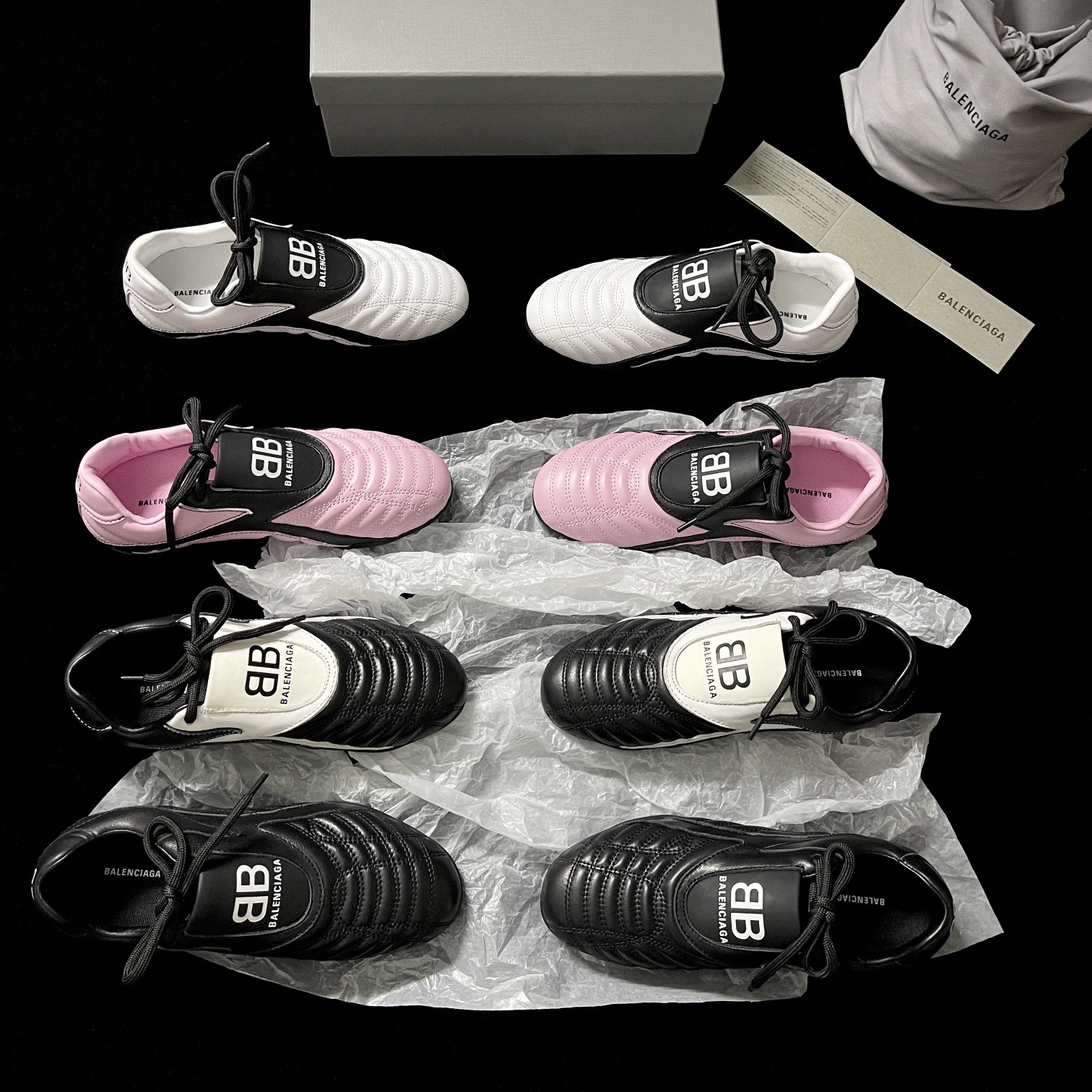 NIGO Balenciaga Women's Flat Comfortable Low Top Lace Up Casual Sneakers Shoes #nigo72959