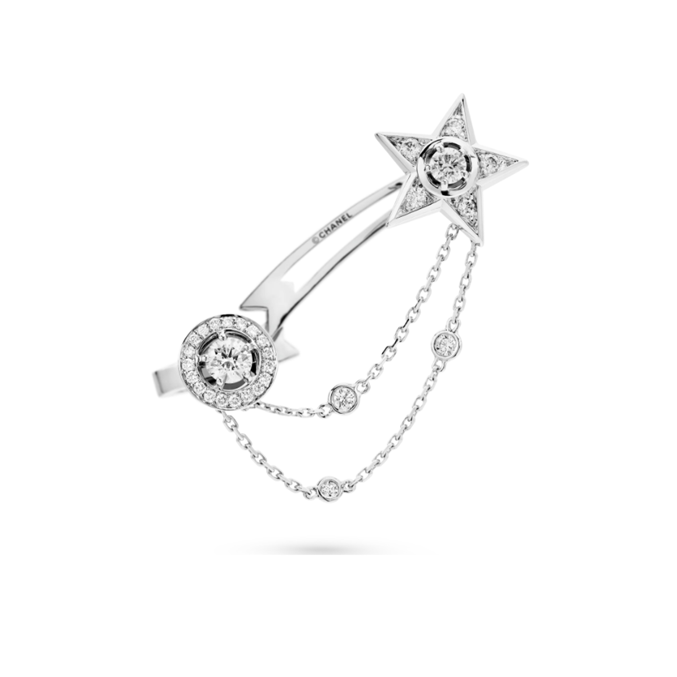 NIGO Chanel COMÈTE 1932 Earrings Fashion Luxury Meteor Series Chain Earhook V Gold Material Earrings Jewelry Accessories Ngvp #nigo9231