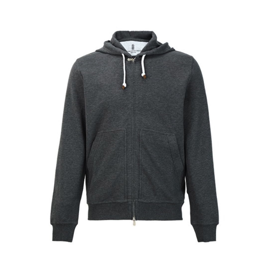 NIGO Brunello Cucinelli Men's Spring And Autumn Drawstring Hooded Solid Color Zipper Sweatshirt Jacket Casual Lace-up Straight Pants Ngvp #nigo9263