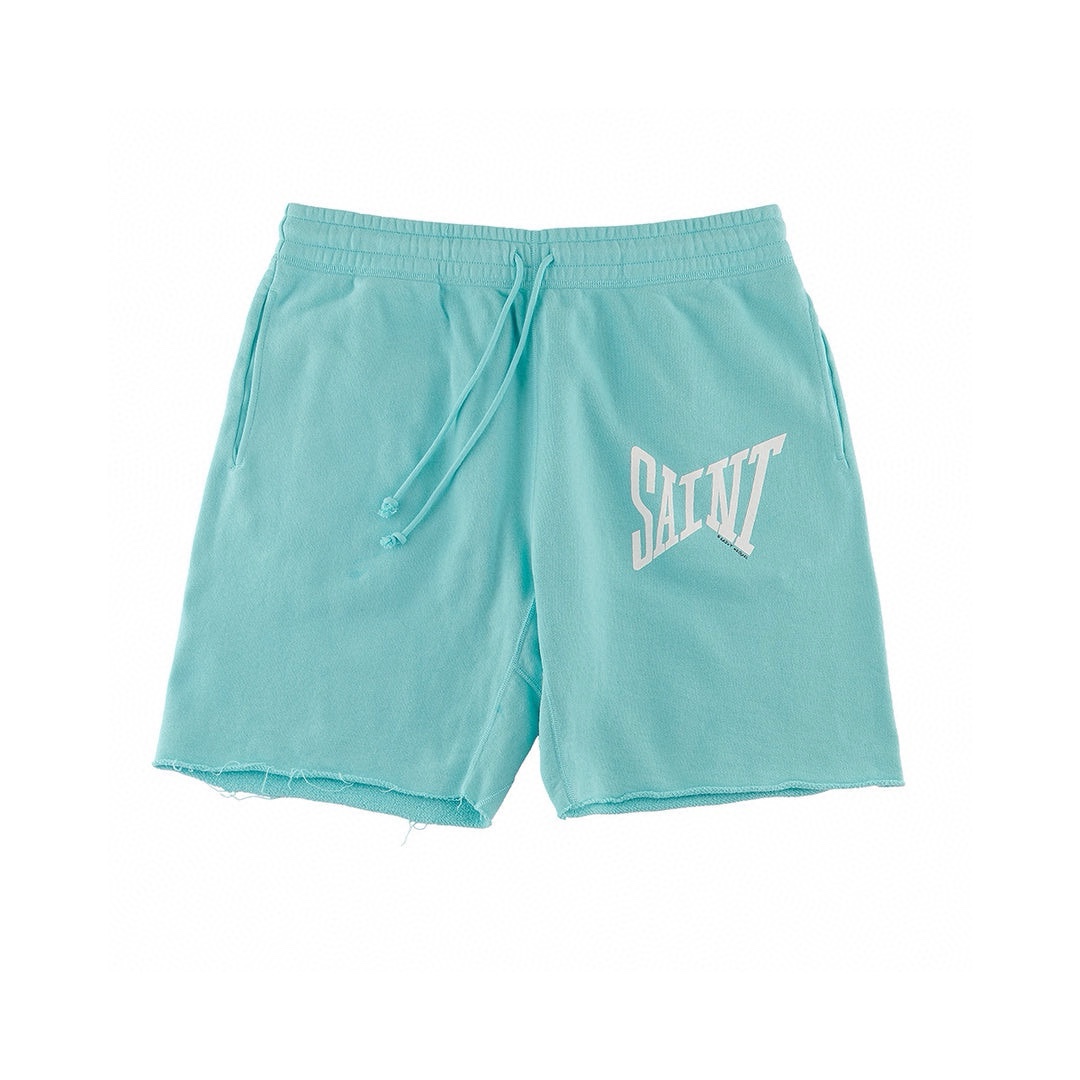 NIGO Saint Michael Men's And Women's Retro Color Blocked Fashionable High Street Trendy Casual Elastic Waist Drawstring Shorts Ngvp #nigo9239