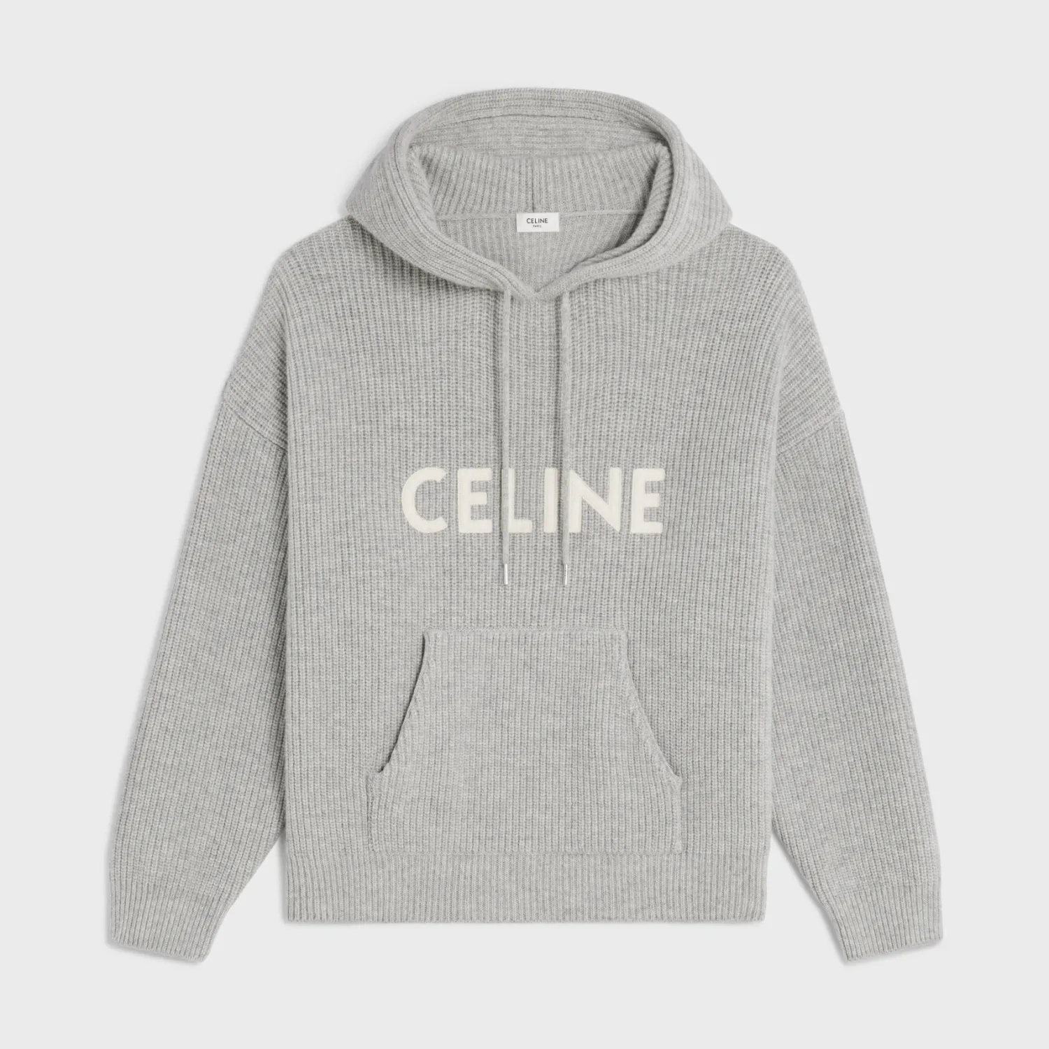 NIGO Celine Men's Spring and Autumn Solid Color Letter Logo Printed Knitted Hooded Sweatshirt #nigo72979