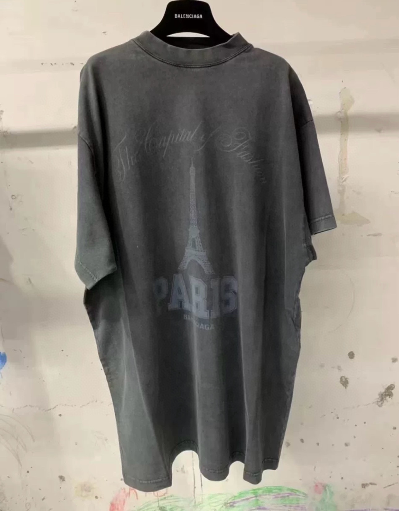 NIGO Balenciaga Men's Summer Letter Logo Print Round Neck Regular Fit Short Sleeve T-Shirt #nigo72972