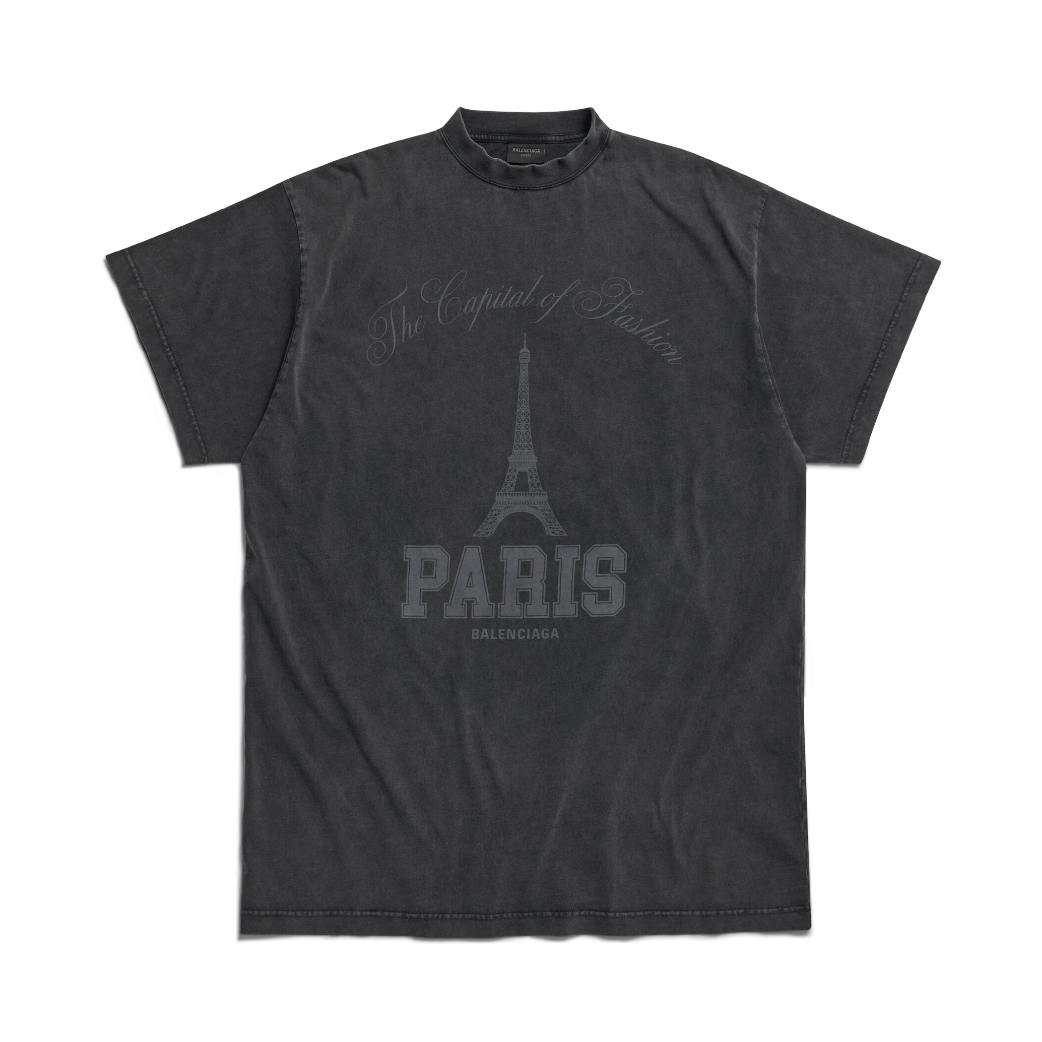 NIGO Balenciaga Men's Summer Letter Logo Print Round Neck Regular Fit Short Sleeve T-Shirt #nigo72972