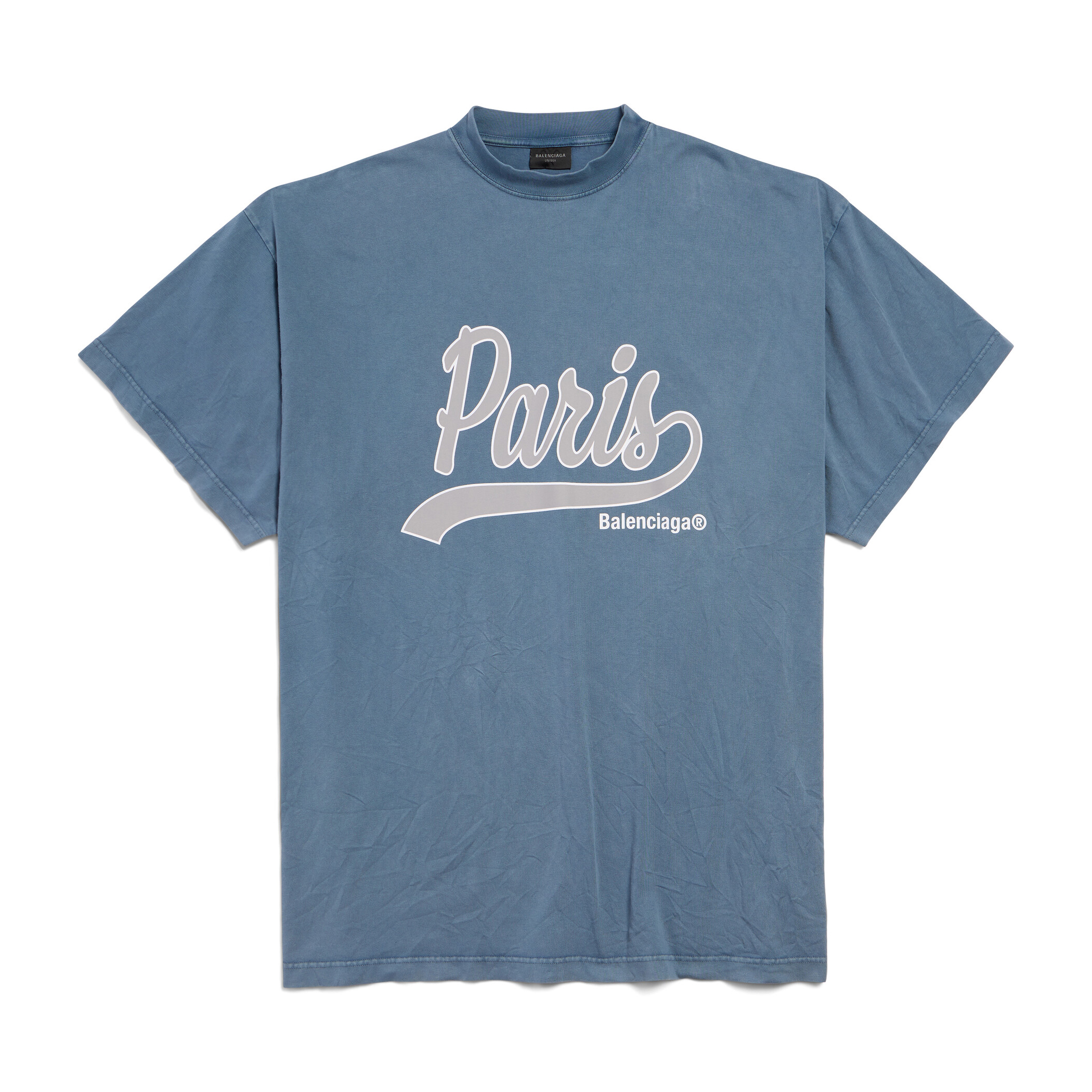 NIGO Balenciaga Men's Summer Letter Logo Print Round Neck Regular Fit Short Sleeve T-Shirt #nigo72973