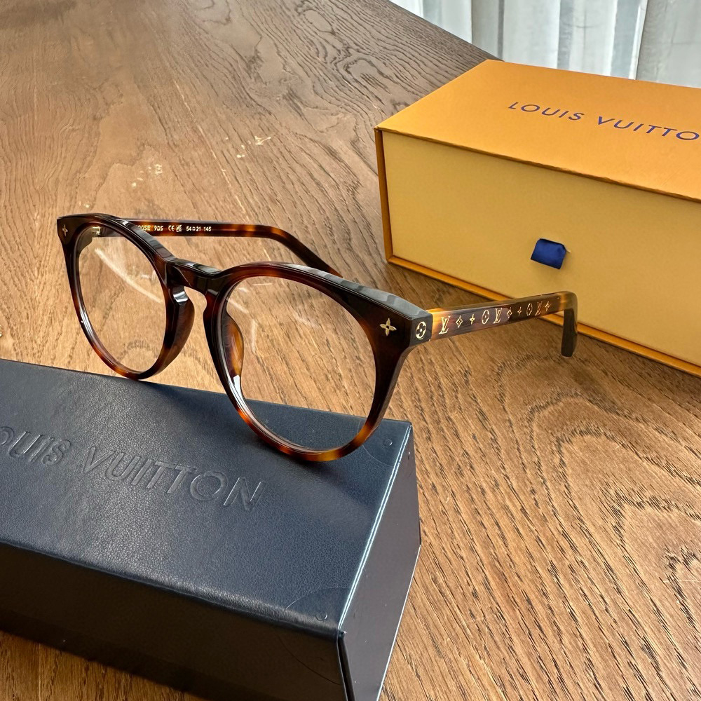 NIGO Louis Vuitton MY MONOGRAM LIGHT ROUND Women's Acetate Fiber Metal Irregular Shape Optical Frame Optical Glasses #nigo72977