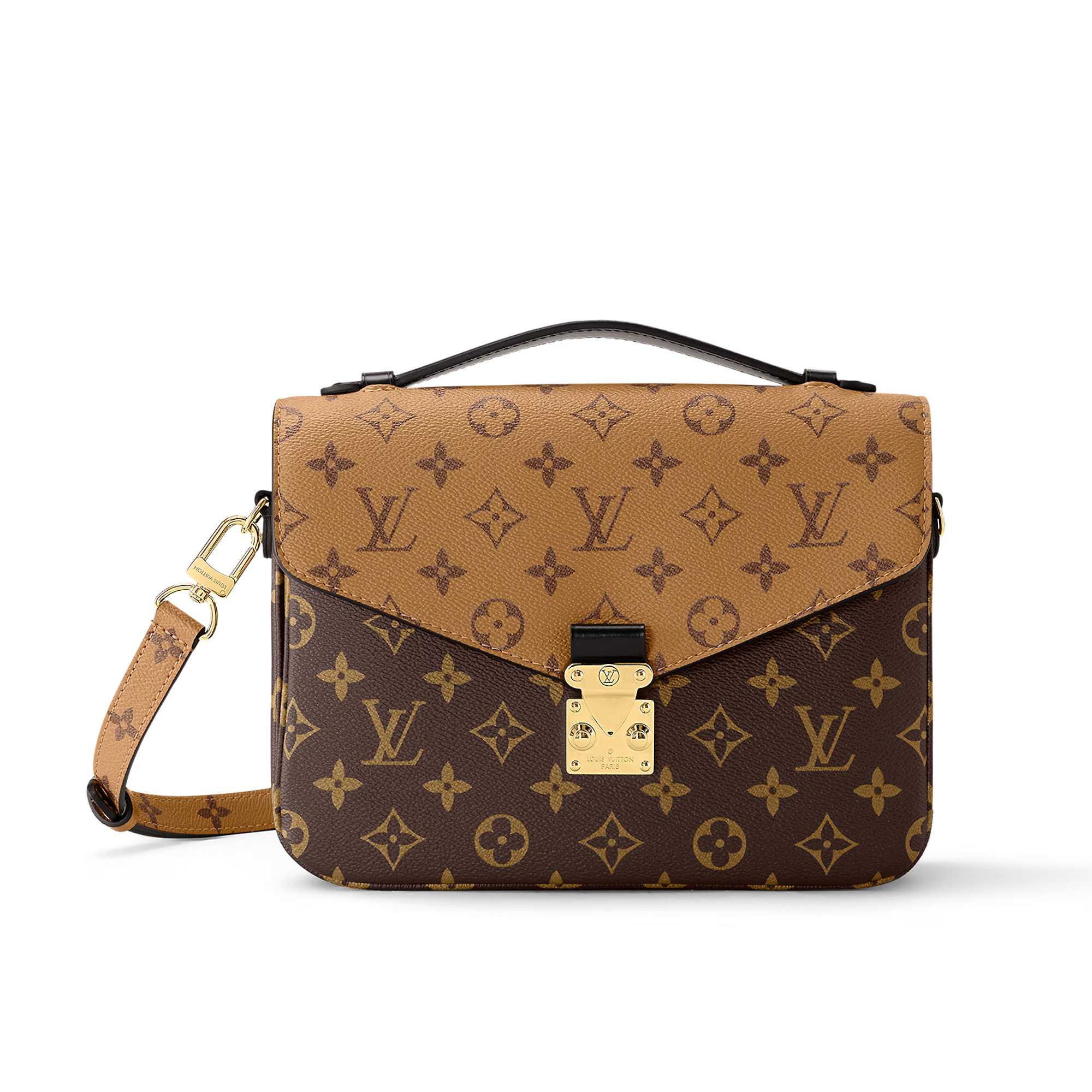 NIGO Louis Vuitton Pochette Métis Women's Brown Letter Printed Coated Canvas Patchwork Cowhide Underarm Bag Shoulder Crossbody Bags #nigo72976