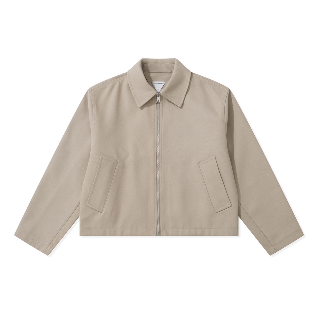 NIGO Bottega Veneta Men's Spring And Autumn Lapel Zipper Long Sleeve Solid Color Jacket Fitted Coat Ngvp #nigo9277