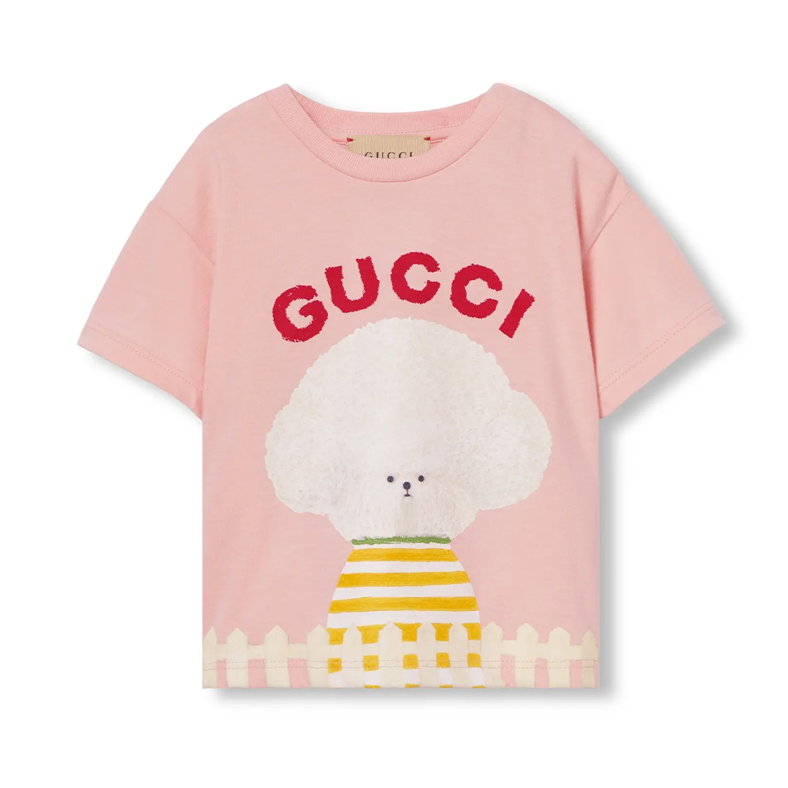 NIGO Gucci Kid's Summer Solid Color Animal Print Cotton Short Sleeve Round Neck T-Shirt #nigo31344