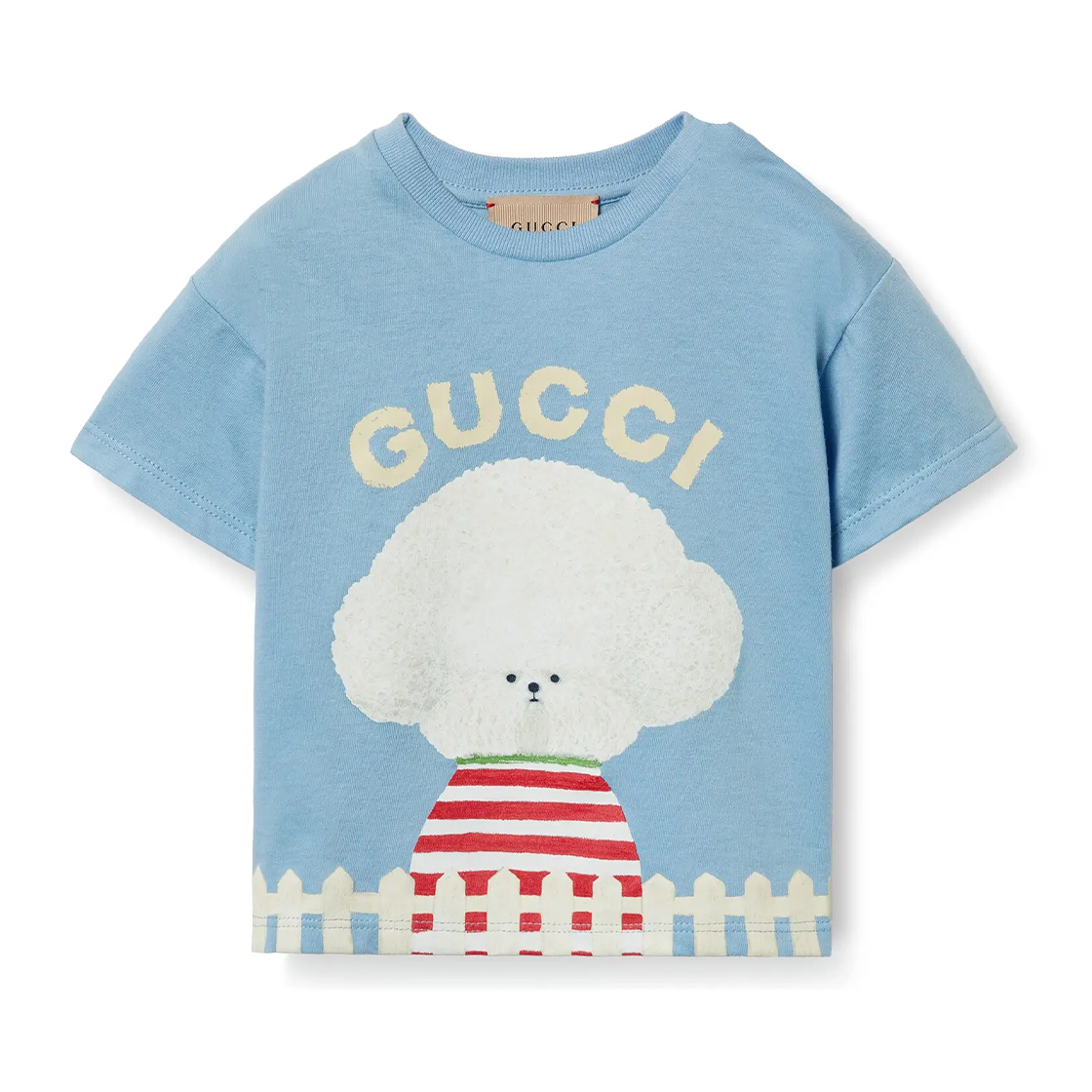 NIGO Gucci Kid's Summer Solid Color Animal Print Cotton Short Sleeve Round Neck T-Shirt #nigo31344