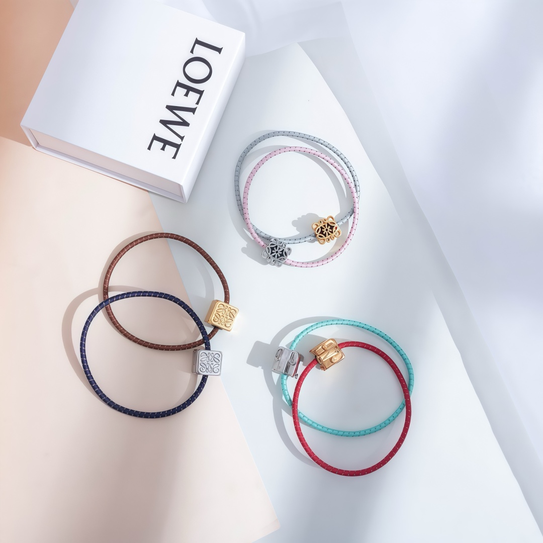 NIGO Loewe Women's Fashion Trend Metal Decoration Bracelet Delicate Six Pack Jewelry #nigo73117