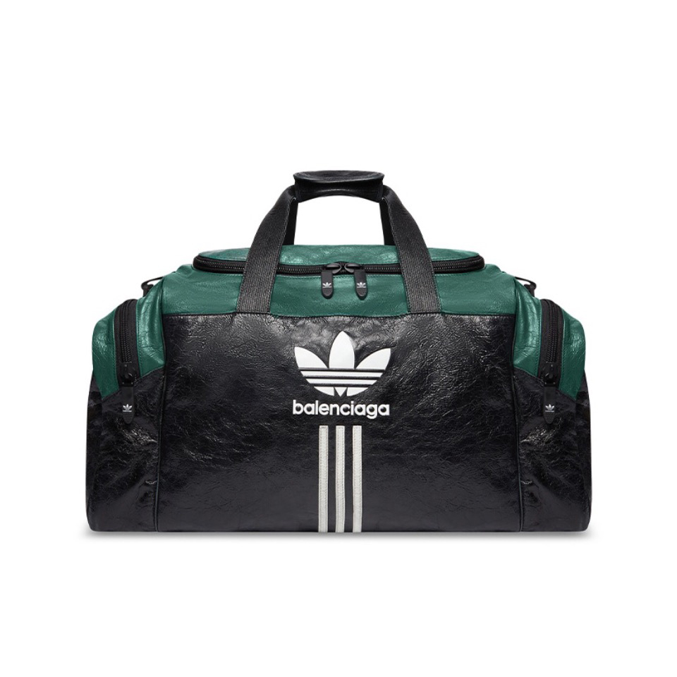 NIGO Balenciaga X Adidas Men's Adjustable Shoulder Strap Zipper Closure Sheep Leather Shoulder Crossbody Tote Travel Bag Gym Bags #nigo73141