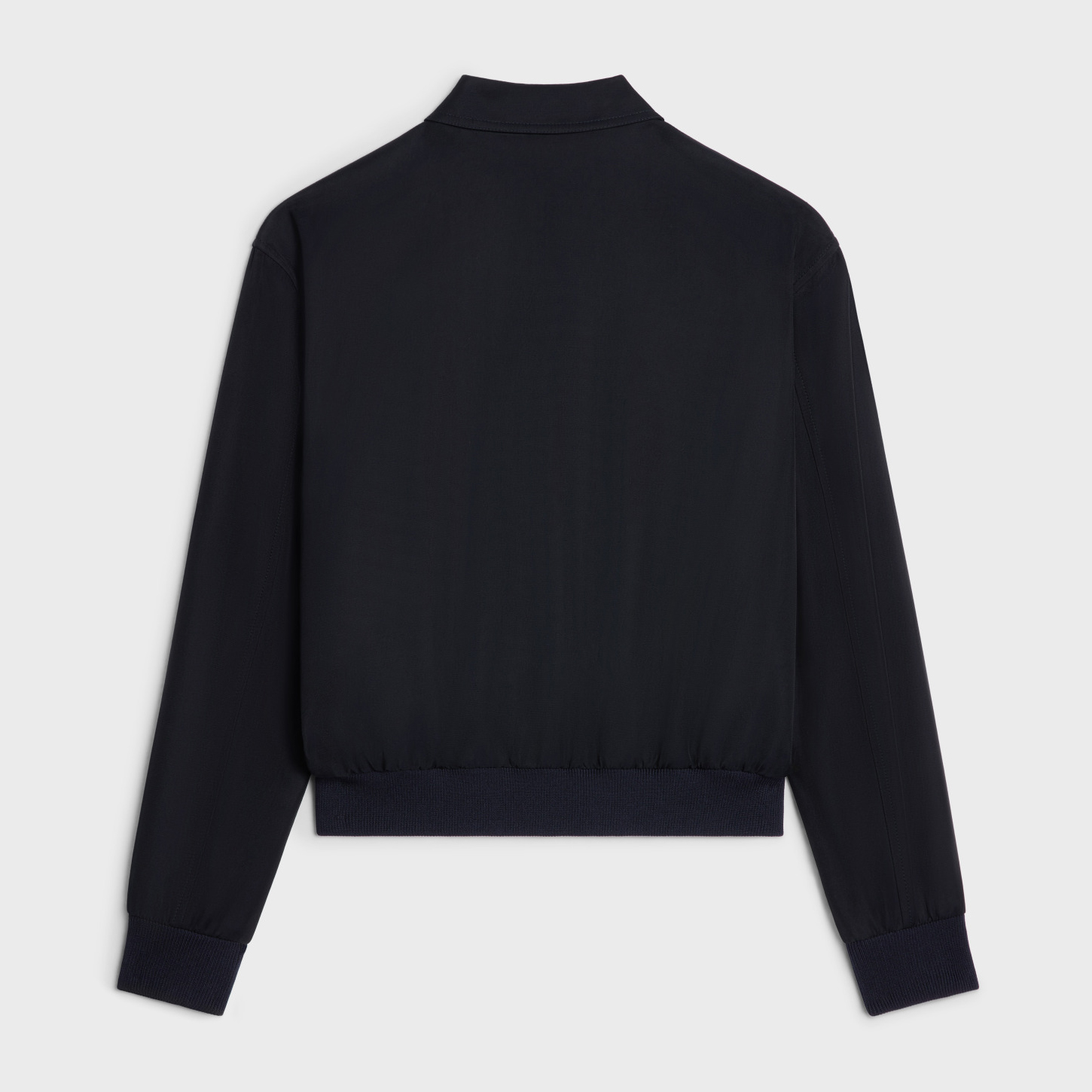 NIGO Celine Men's Spring and Fall Black Embroidered Logo Loose Zipper Long Sleeve Jacket #nigo73159