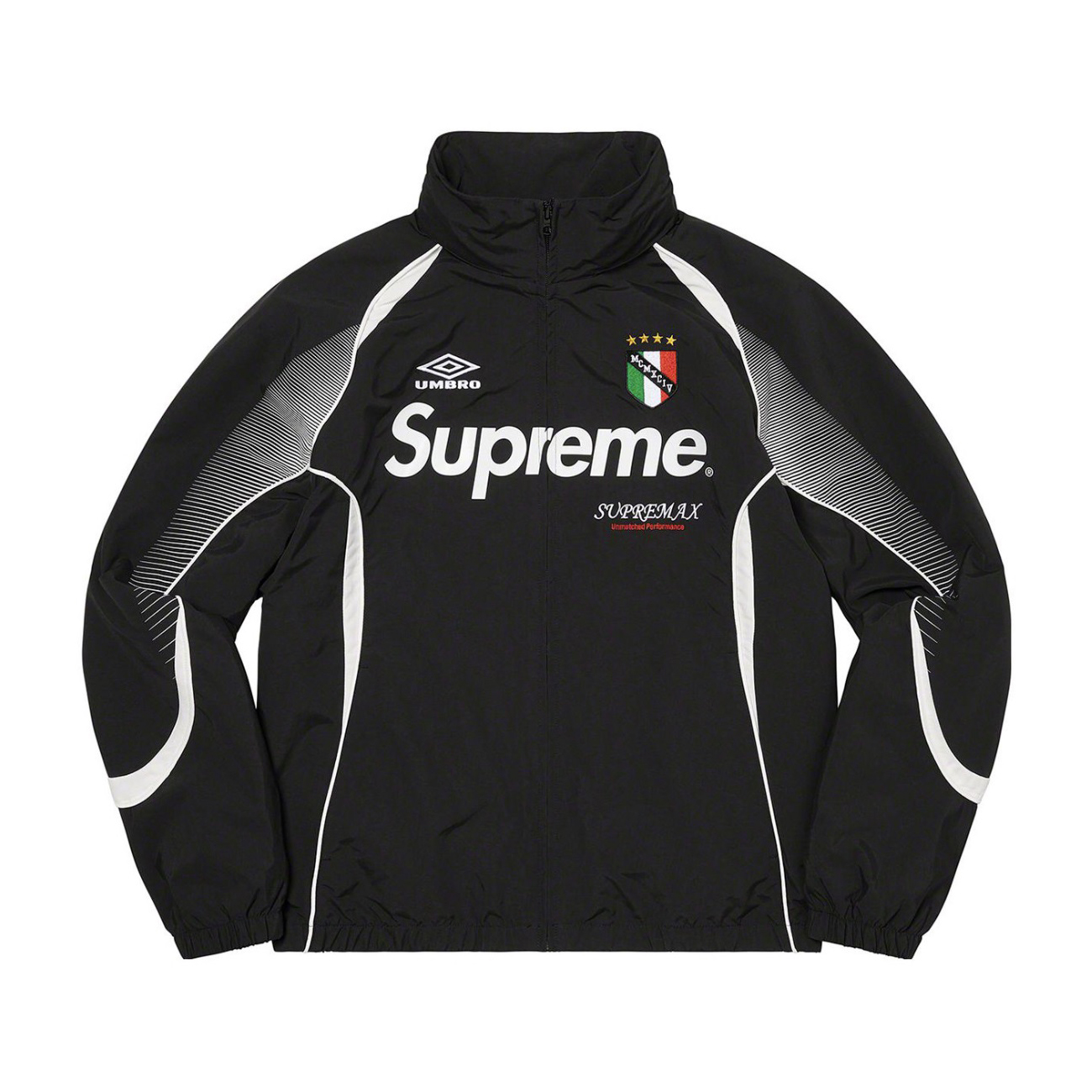 NIGO Supreme Week 11 X Umbro Men's And Women's Spring And Fall Black Collar Zipper Long Sleeve Jacket #nigo73162