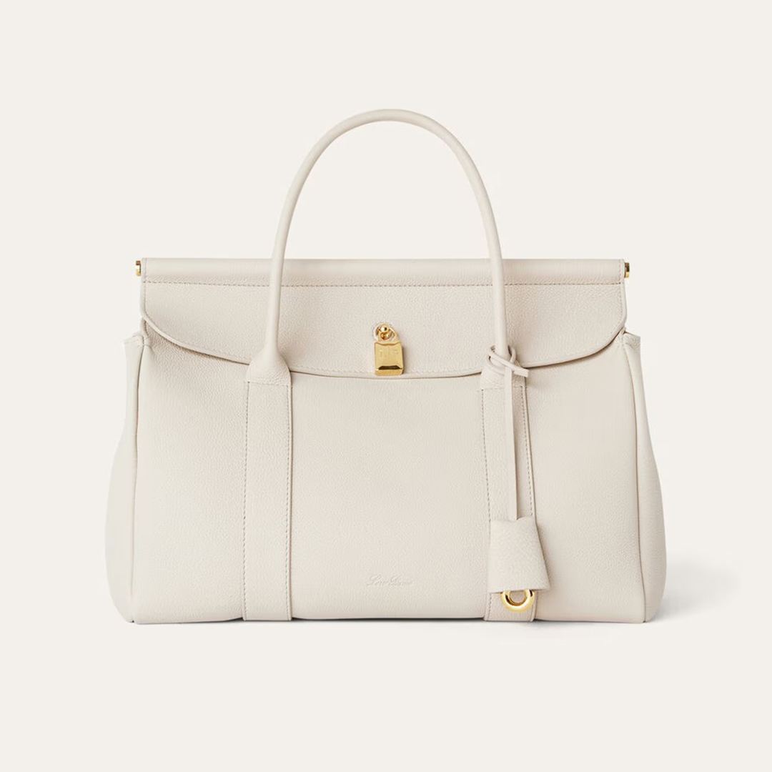 NIGO Loro Piana Women's Solid Color Cowhide Fashion Shoulder Bag Loom L32 Handbags Casual Canvas Bags FAN9610 Ngvp #nigo9178