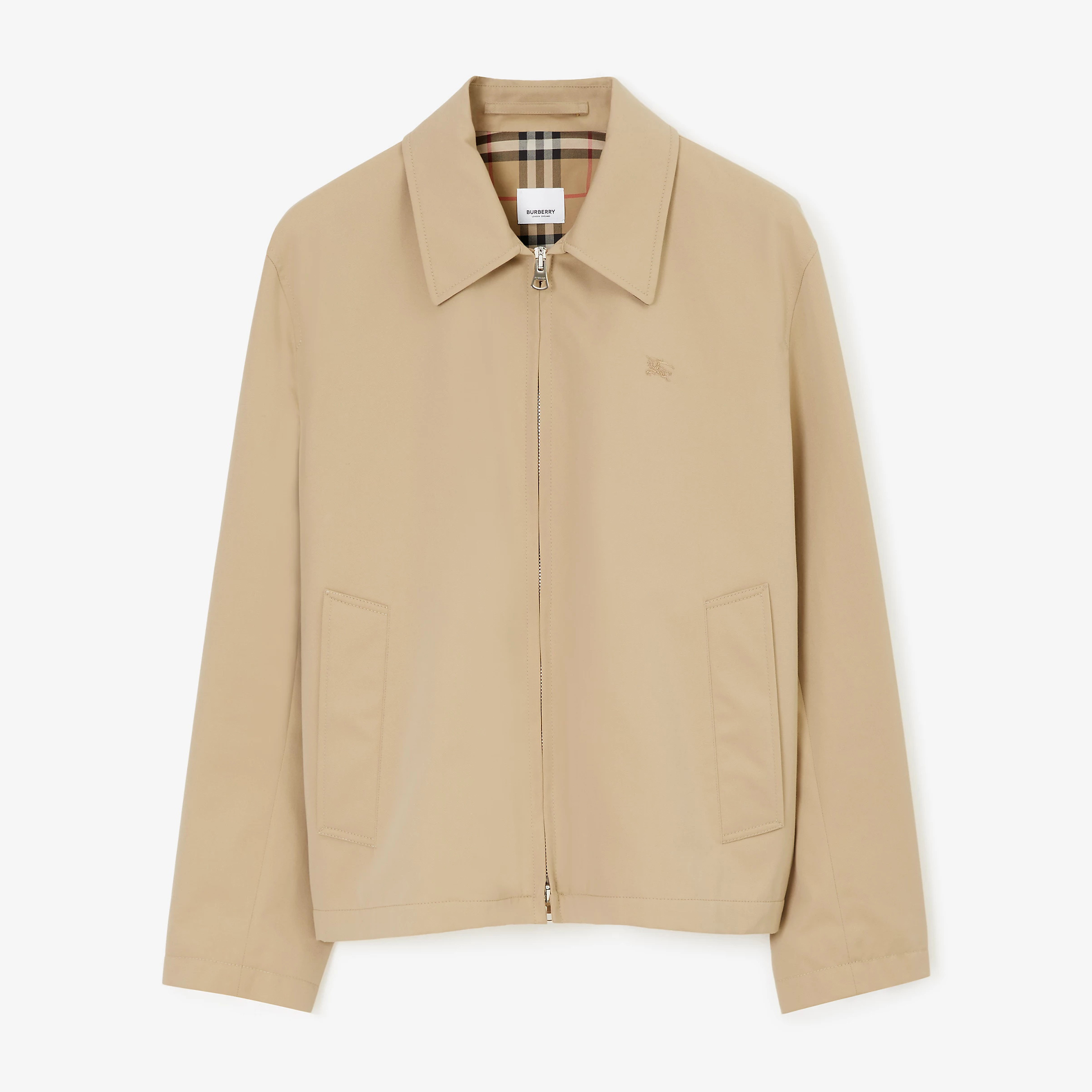 NIGO Burberry Men's Autumn and Winter Solid Color Logo Embroidery Zipper Casual Long Sleeve Cotton Jacket #nigo73199