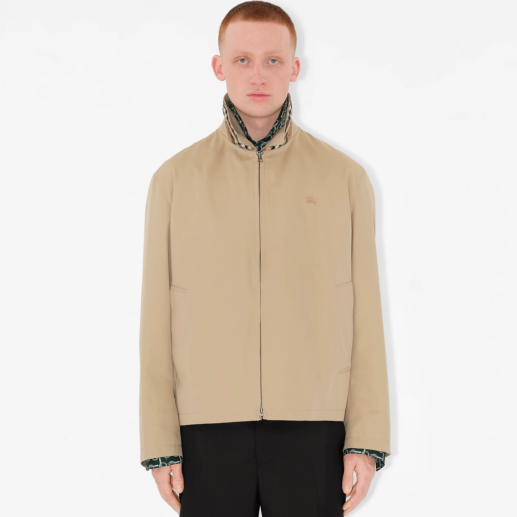 NIGO Burberry Men's Autumn and Winter Solid Color Logo Embroidery Zipper Casual Long Sleeve Cotton Jacket #nigo73199