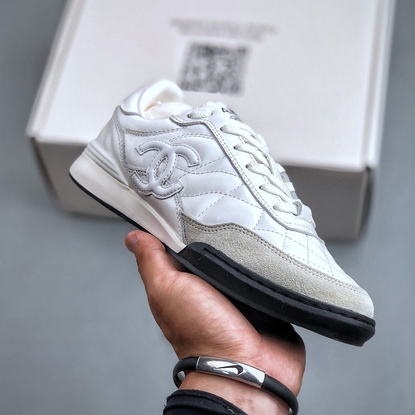 NIGO Chanel Women's Solid Color Flat Round Toe Lace Up Low Top Casual Sneakers Shoes #nigo73216