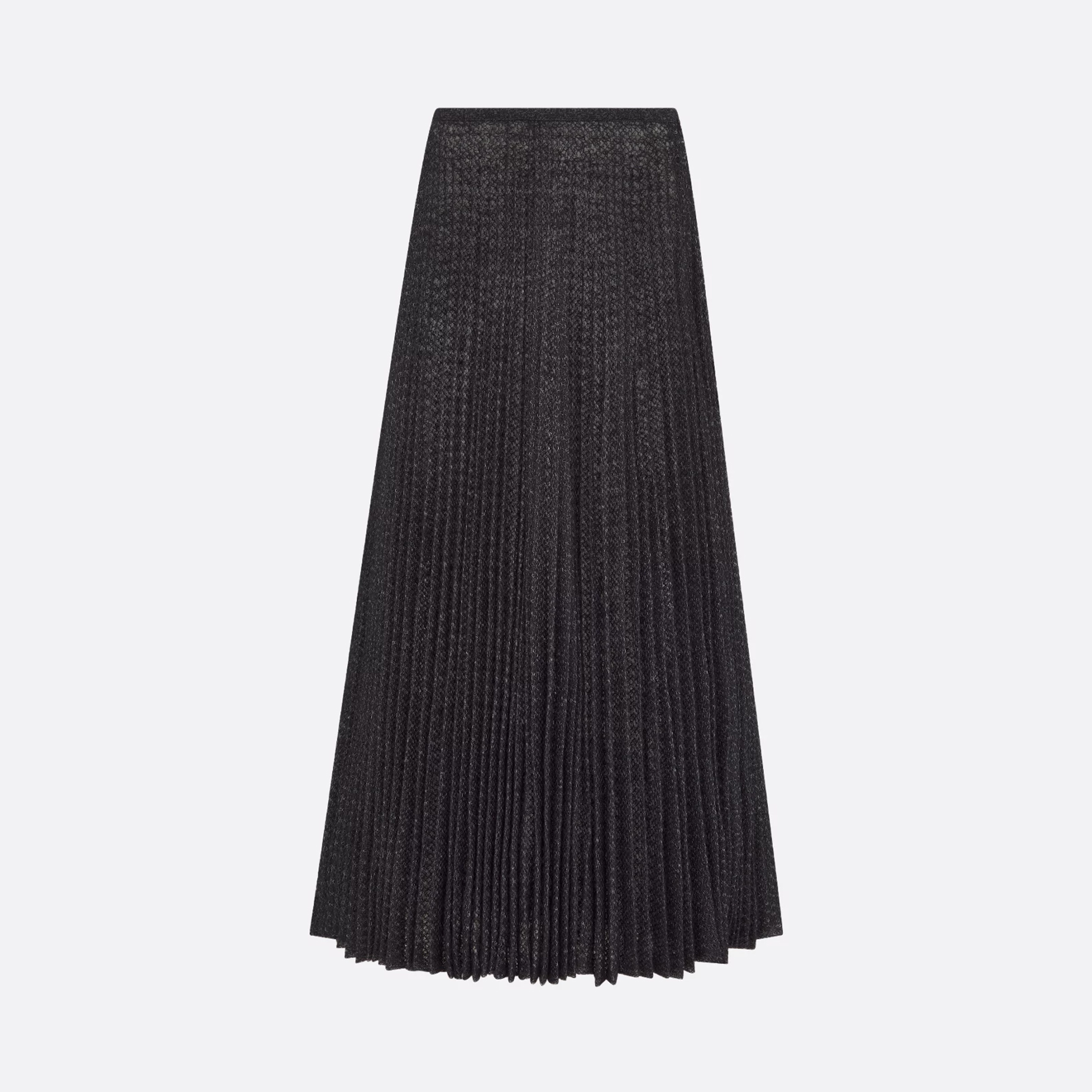 NIGO Dior Women's Spring Summer Autumn High Waist Fitted Knit Pleated Side Zipper Flared Skirt Casual Mid-Length Skirt Ngvp #nigo9332