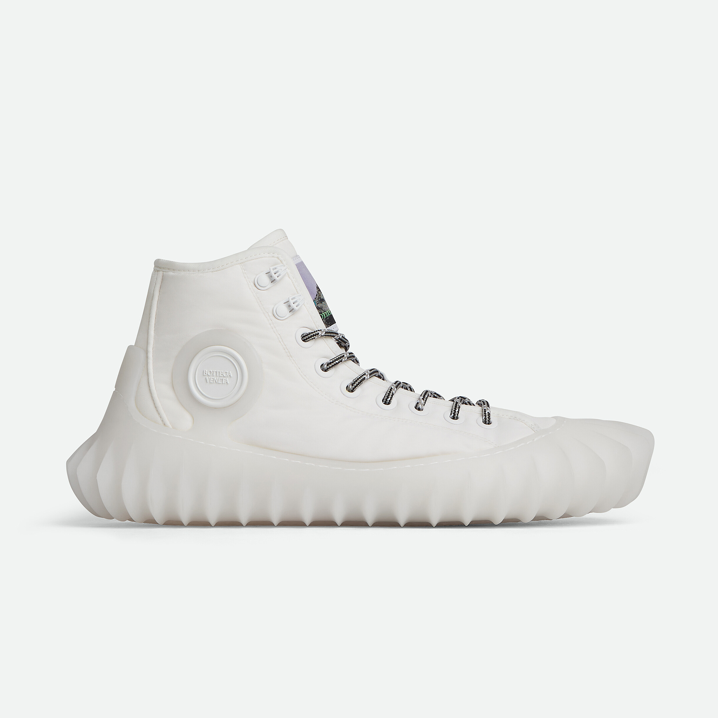 NIGO Bottega Veneta Men's Spring And Autumn Solid Color Knitted Round Head Lace-up High Top Casual Shoes #nigo73265