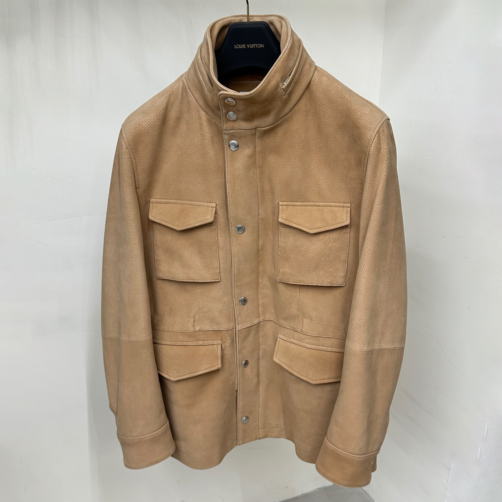 NIGO Brunello Cucinelli Men's Autumn And Winter Standing Collar Solid Color Zipper Casual Long Sleeve Goatskin Jacket Ngvp #nigo9349
