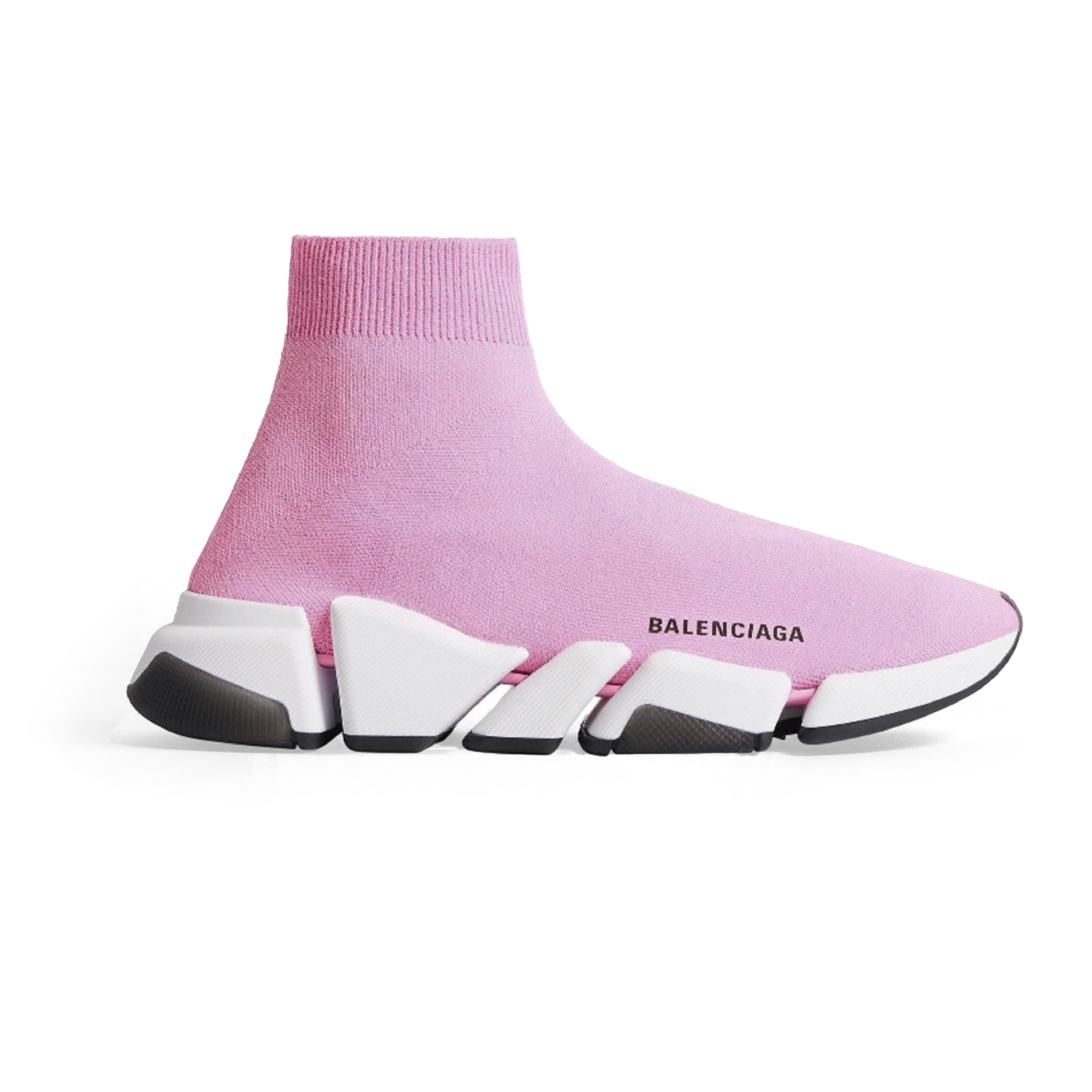 NIGO Balenciaga SPEED 2.0 Women's Monochrome Knitted Fabric Sneakers Patchwork Colour Round Toe High Top Shoes Fashion Casual Sneakers #nigo71662